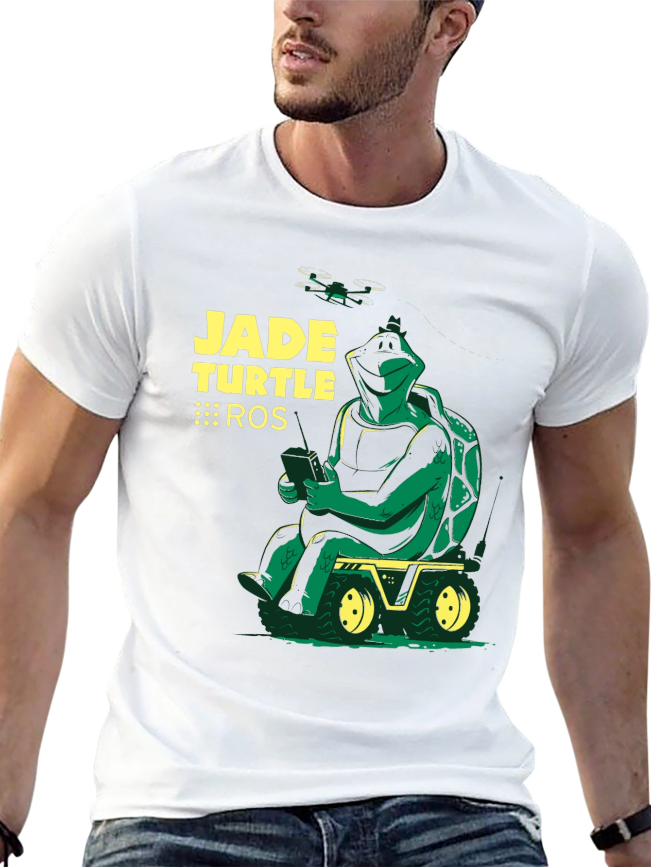 Camiseta Negra Jade Turtle ROS