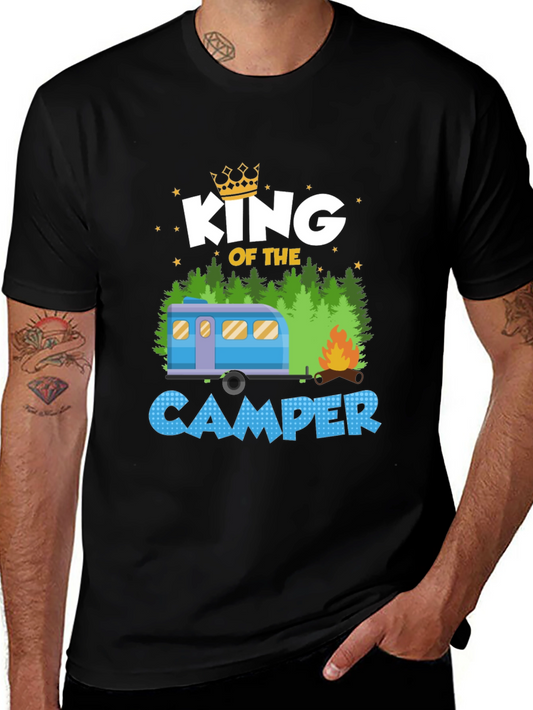 Camiseta Rey del Camping para Hombre