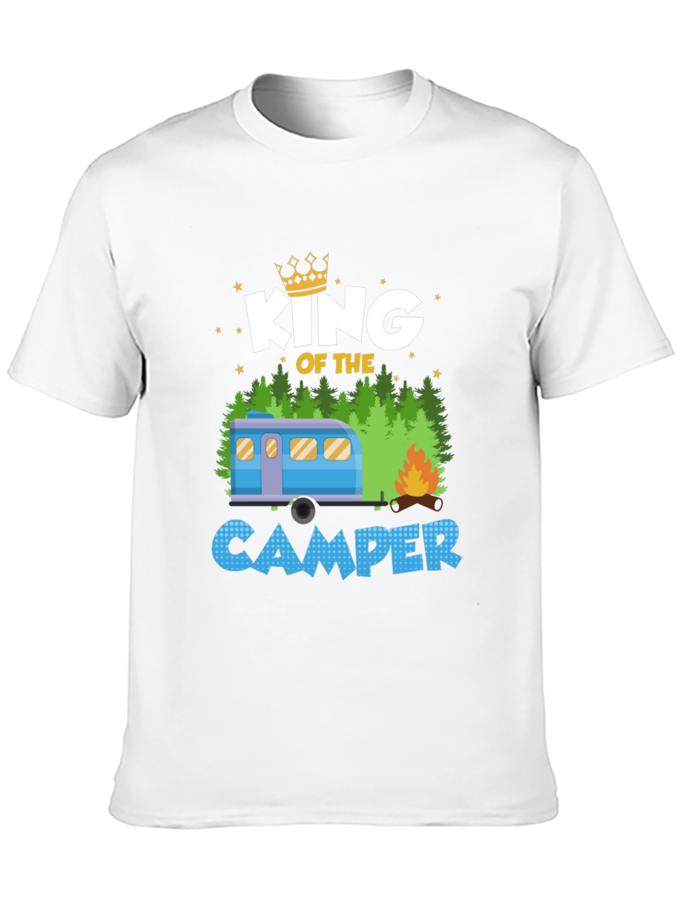 Camiseta Rey del Camping para Hombre