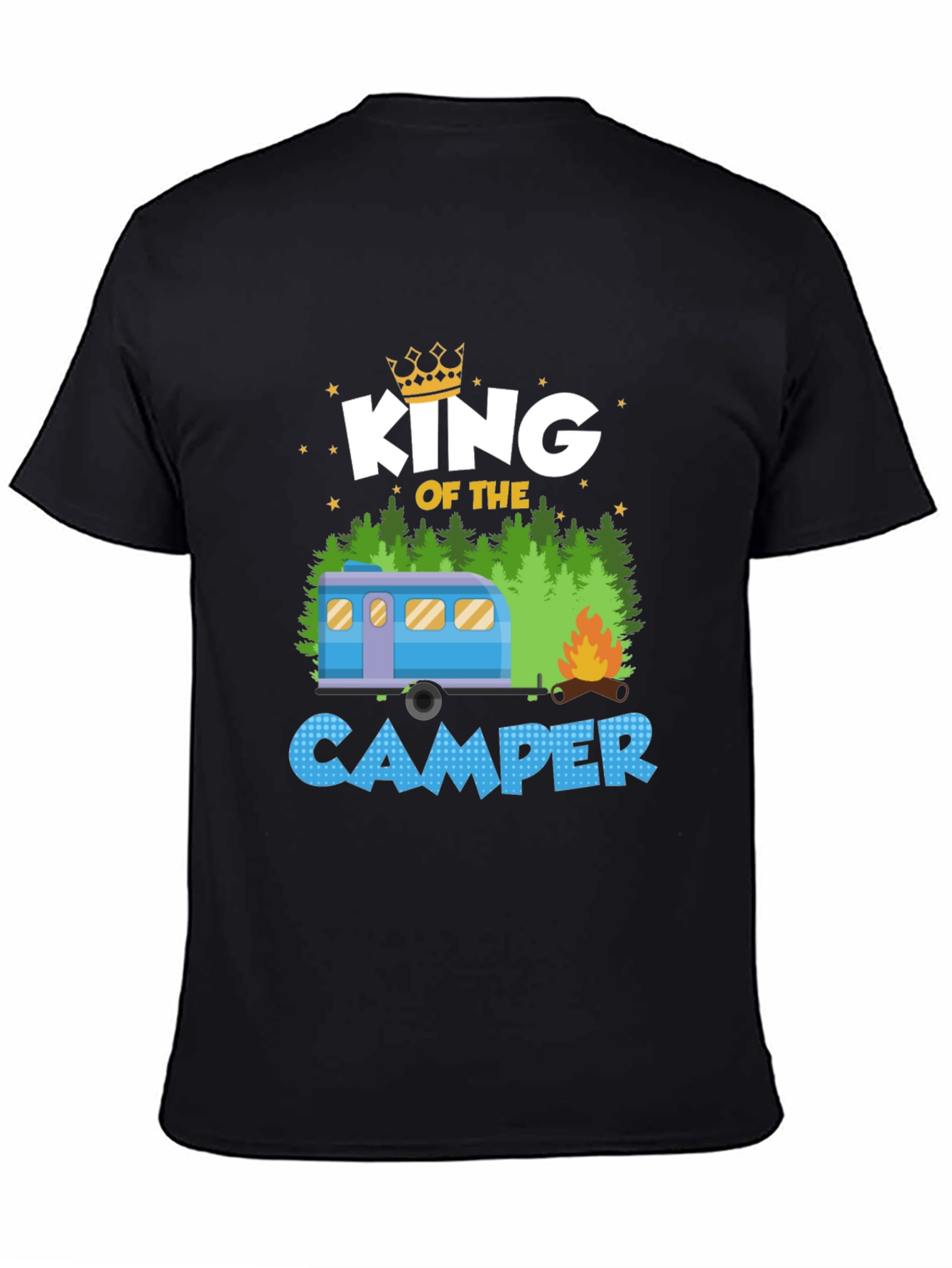Camiseta Rey del Camping para Hombre