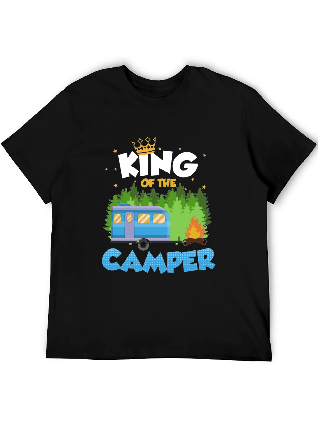 Camiseta Rey del Camping para Hombre