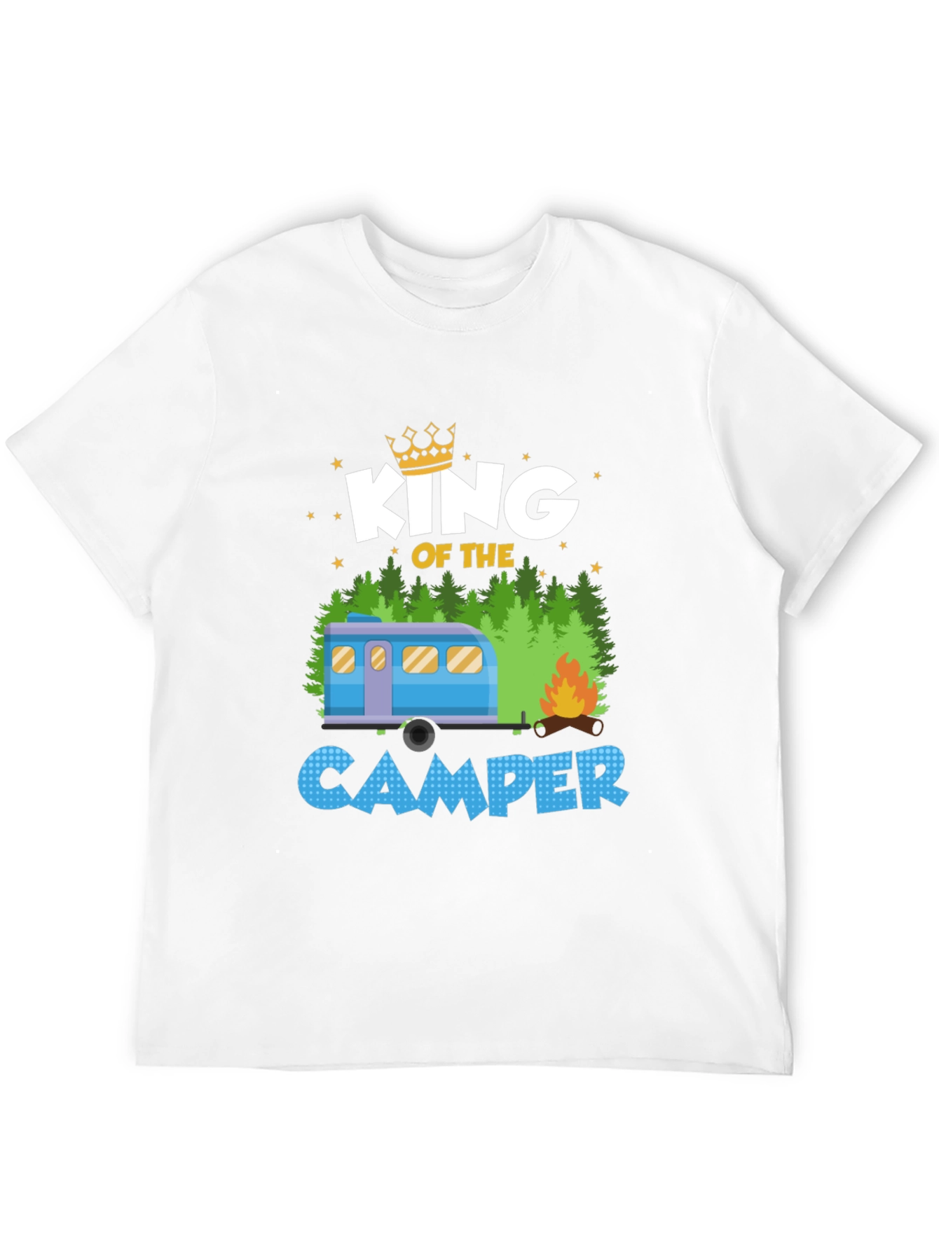 Camiseta Rey del Camping para Hombre