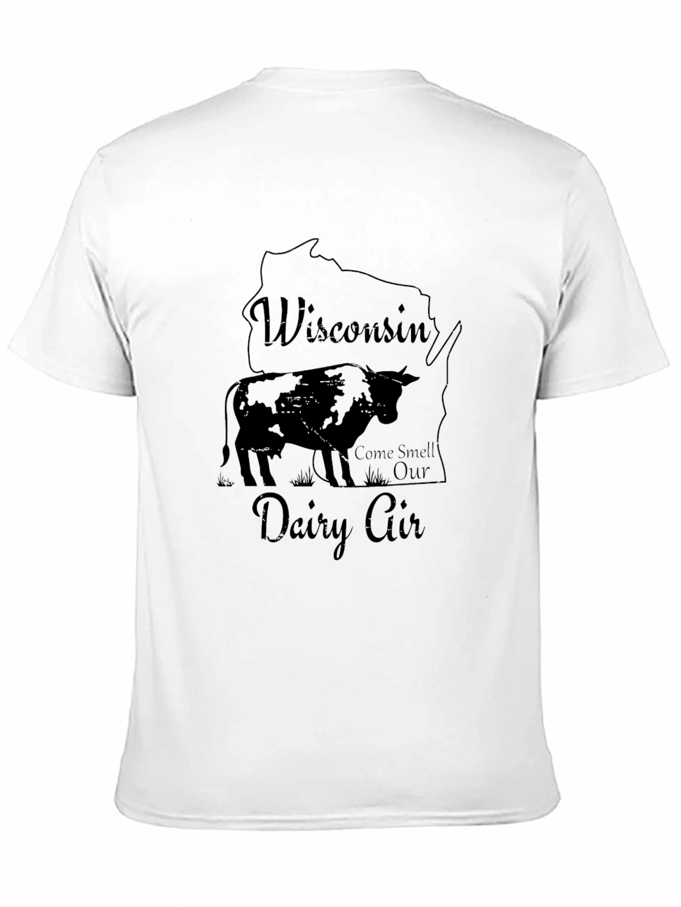 Camiseta Negra Wisconsin Dairy Air