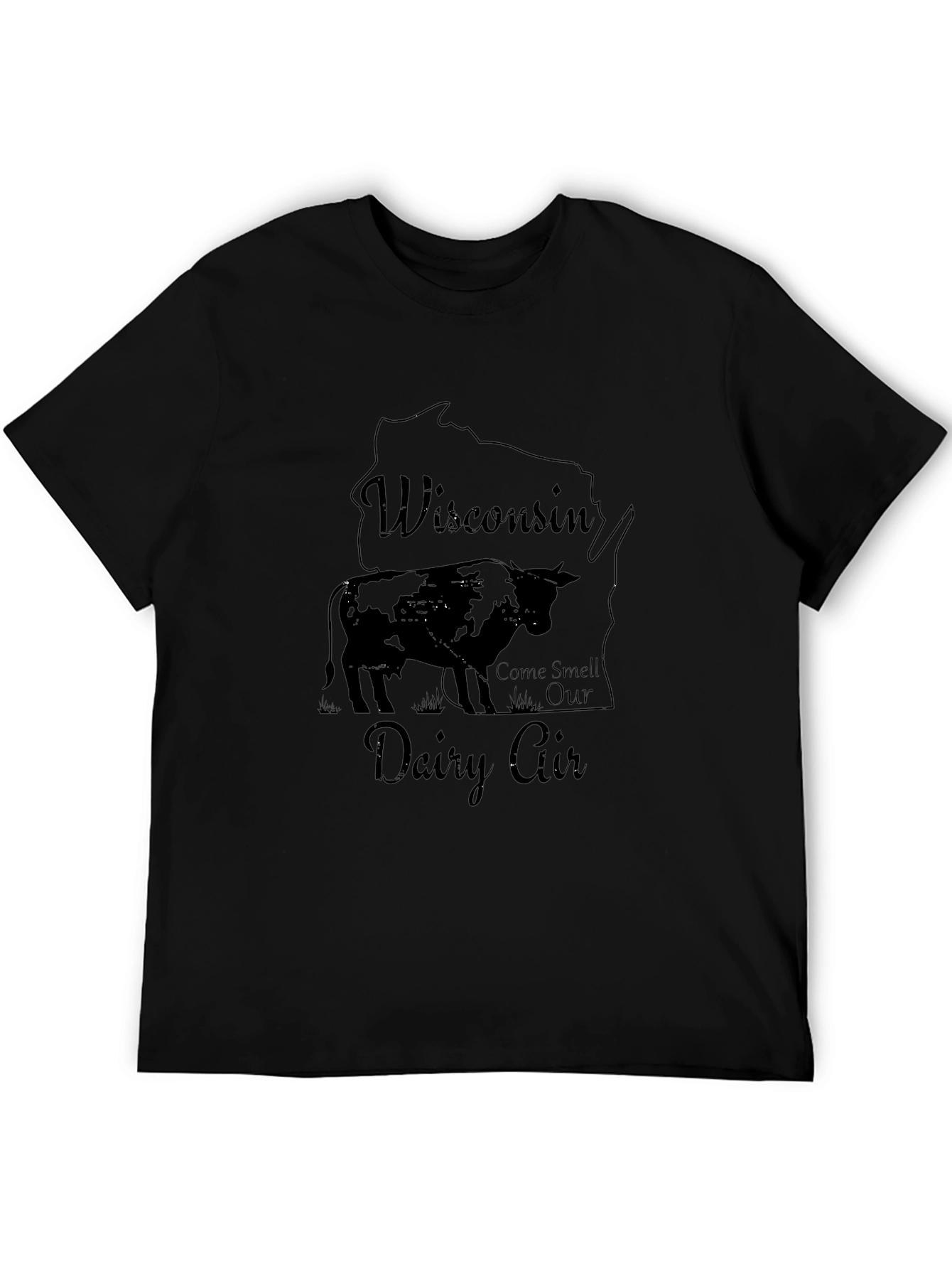 Camiseta Negra Wisconsin Dairy Air