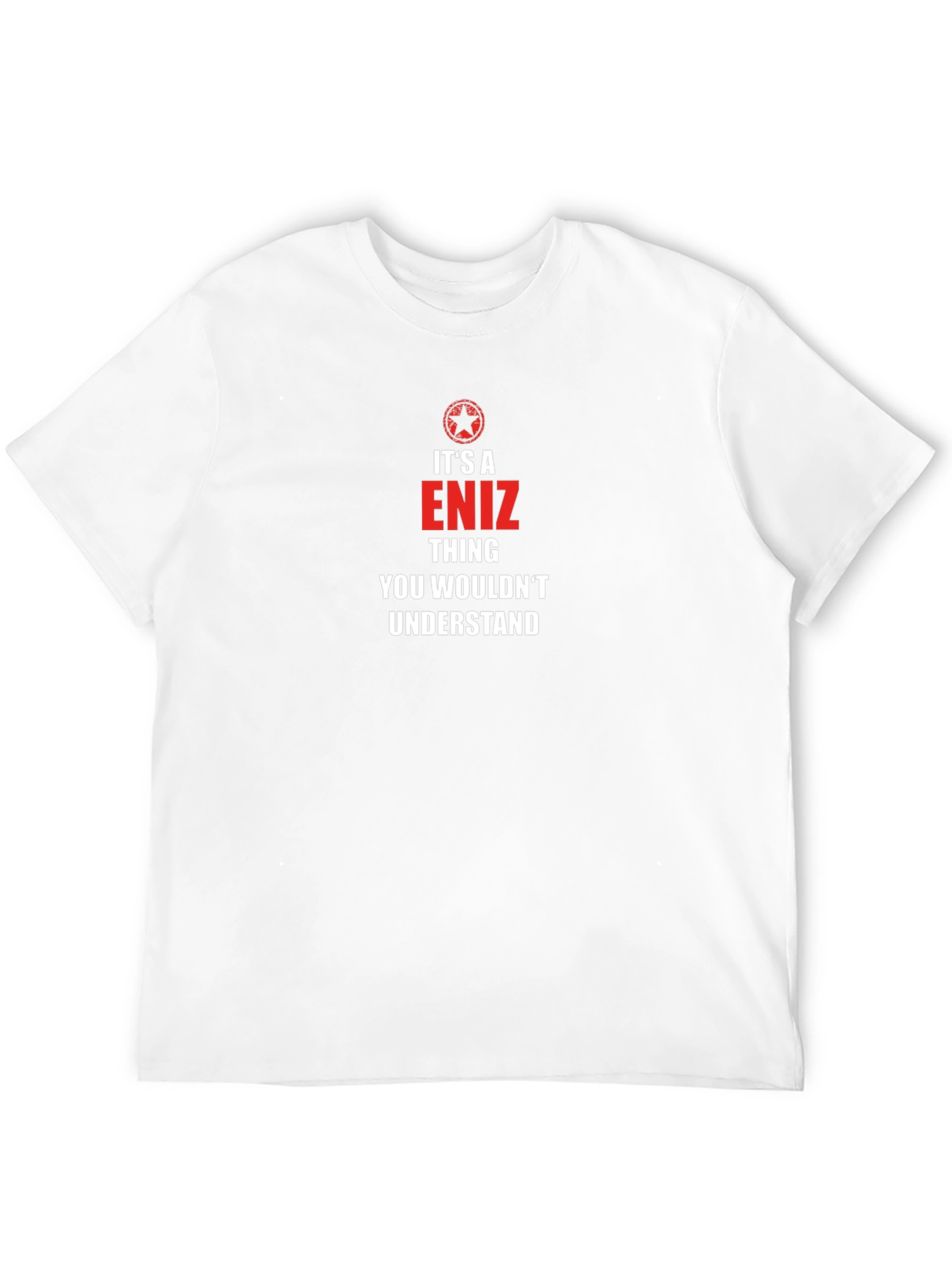 Camiseta Negra Eniz Thing You Wouldnt Understand