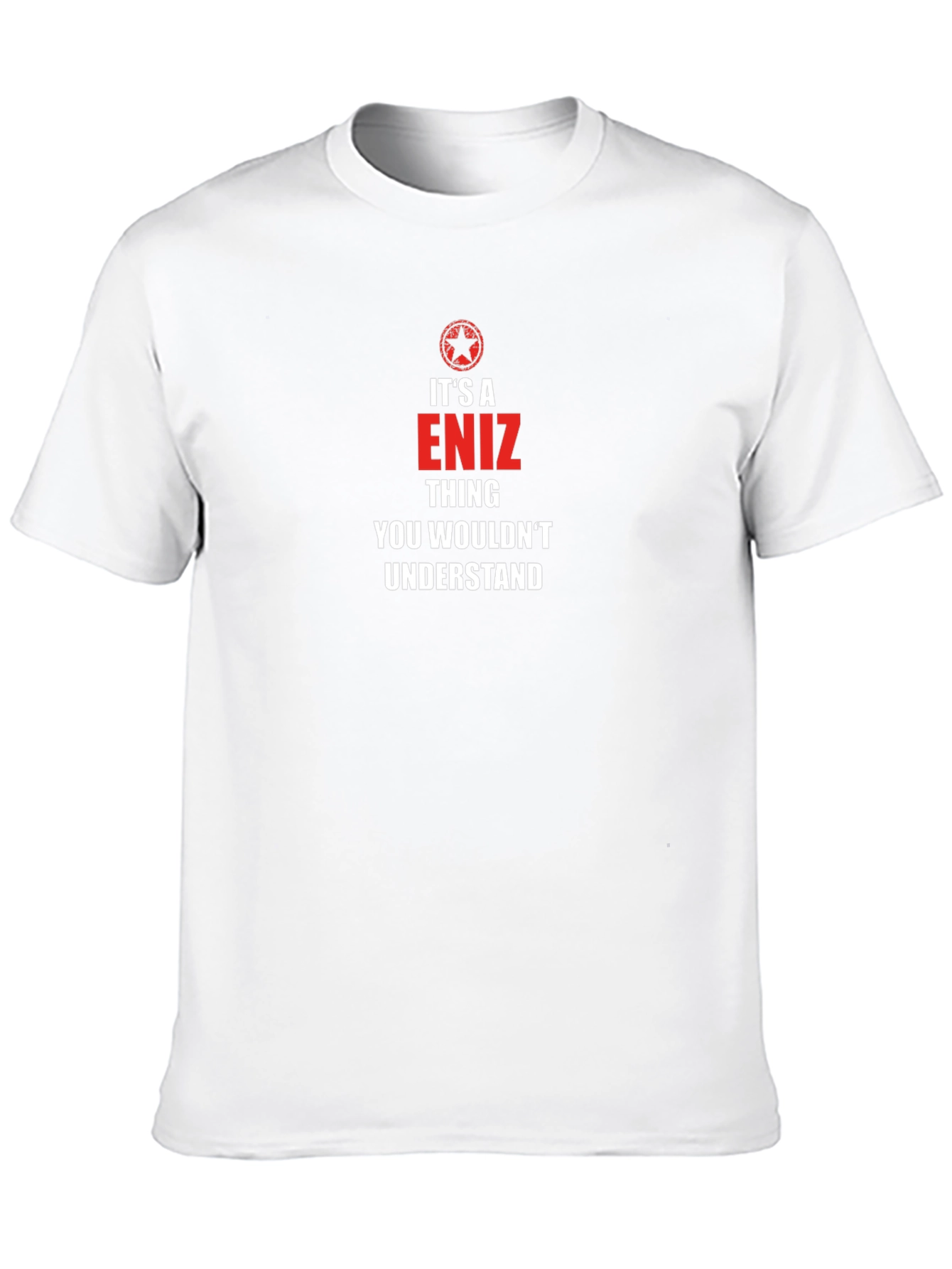Camiseta Negra Eniz Thing You Wouldnt Understand