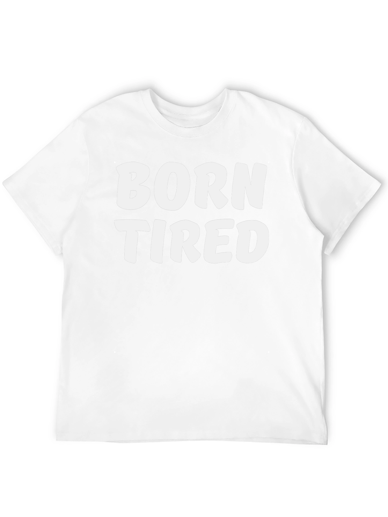Camiseta Negra Born Tired - Comodidad y Estilo