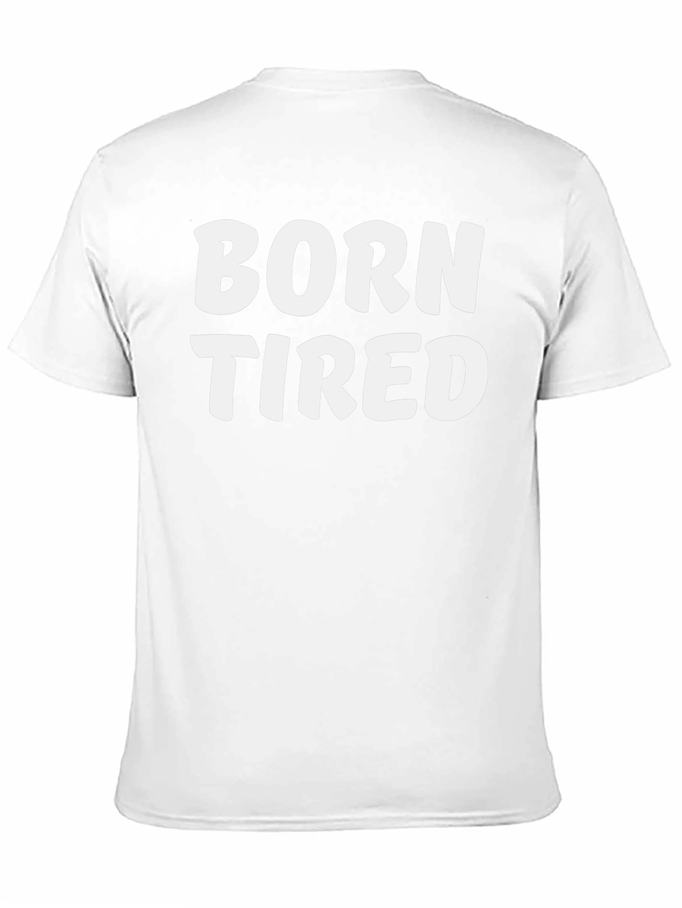 Camiseta Negra Born Tired - Comodidad y Estilo