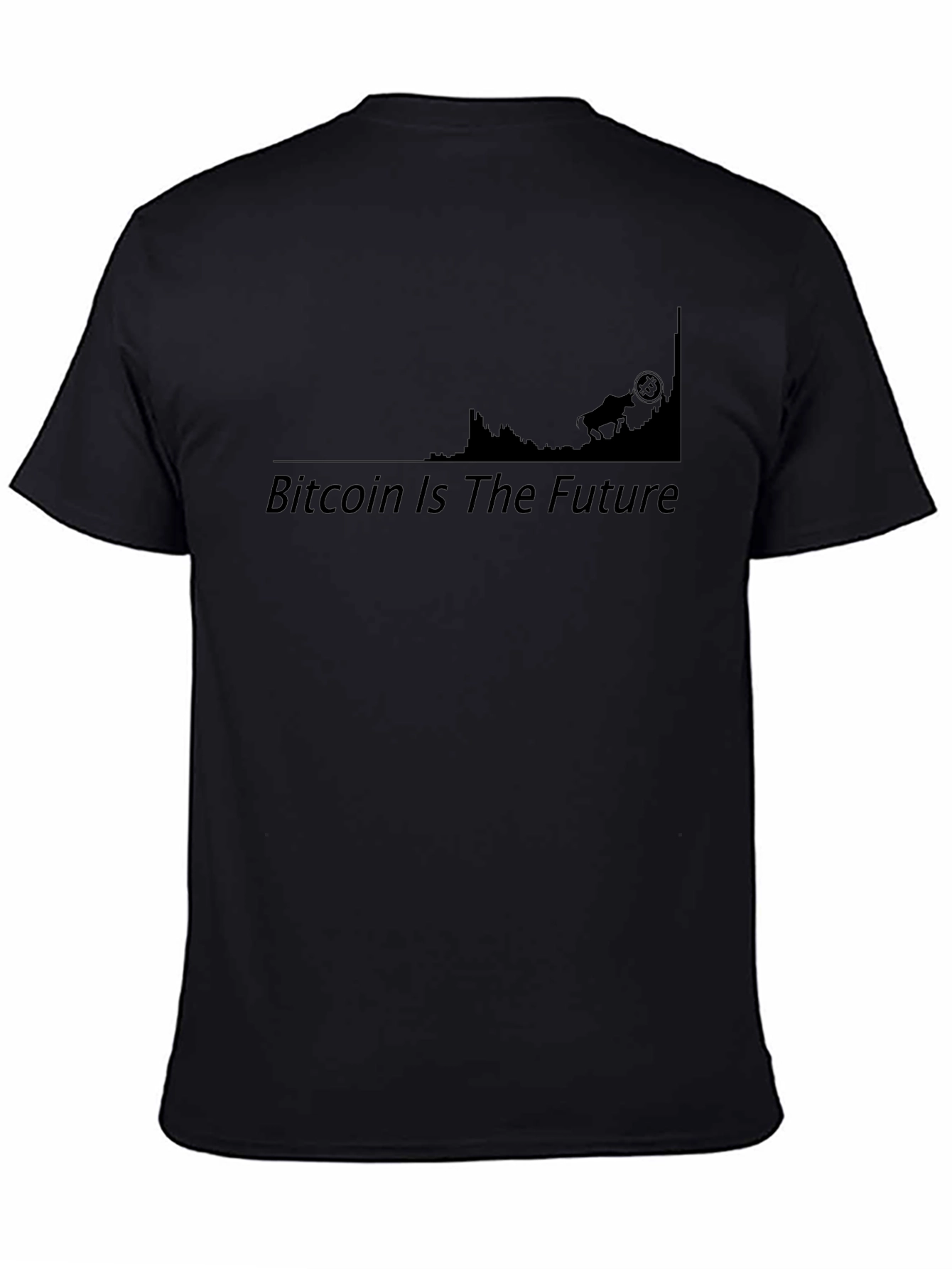 Camiseta Bitcoin Is The Future - Algodón