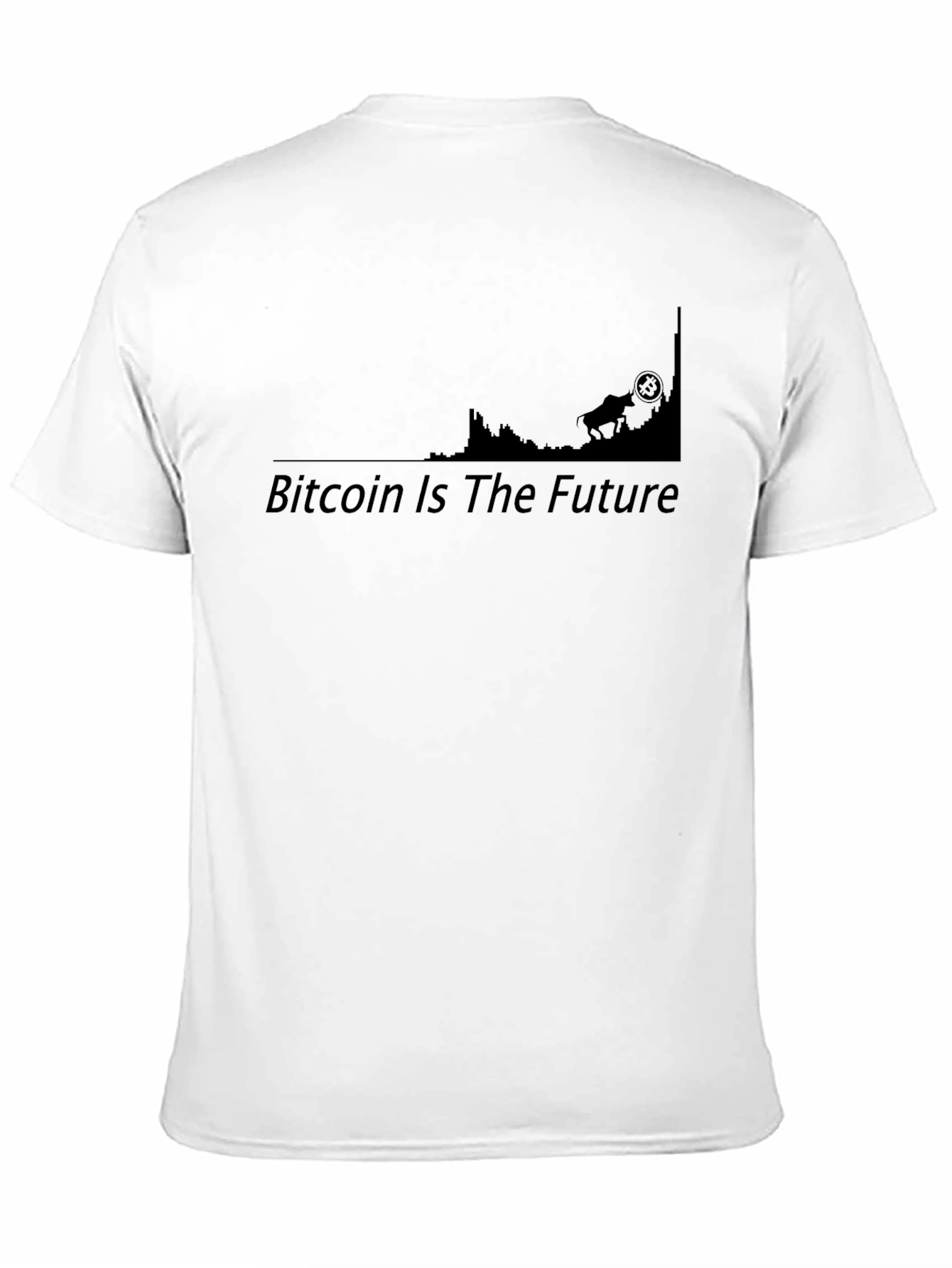 Camiseta Bitcoin Is The Future - Algodón