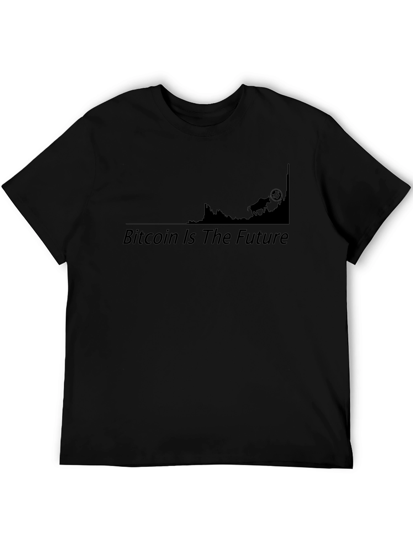 Camiseta Bitcoin Is The Future - Algodón