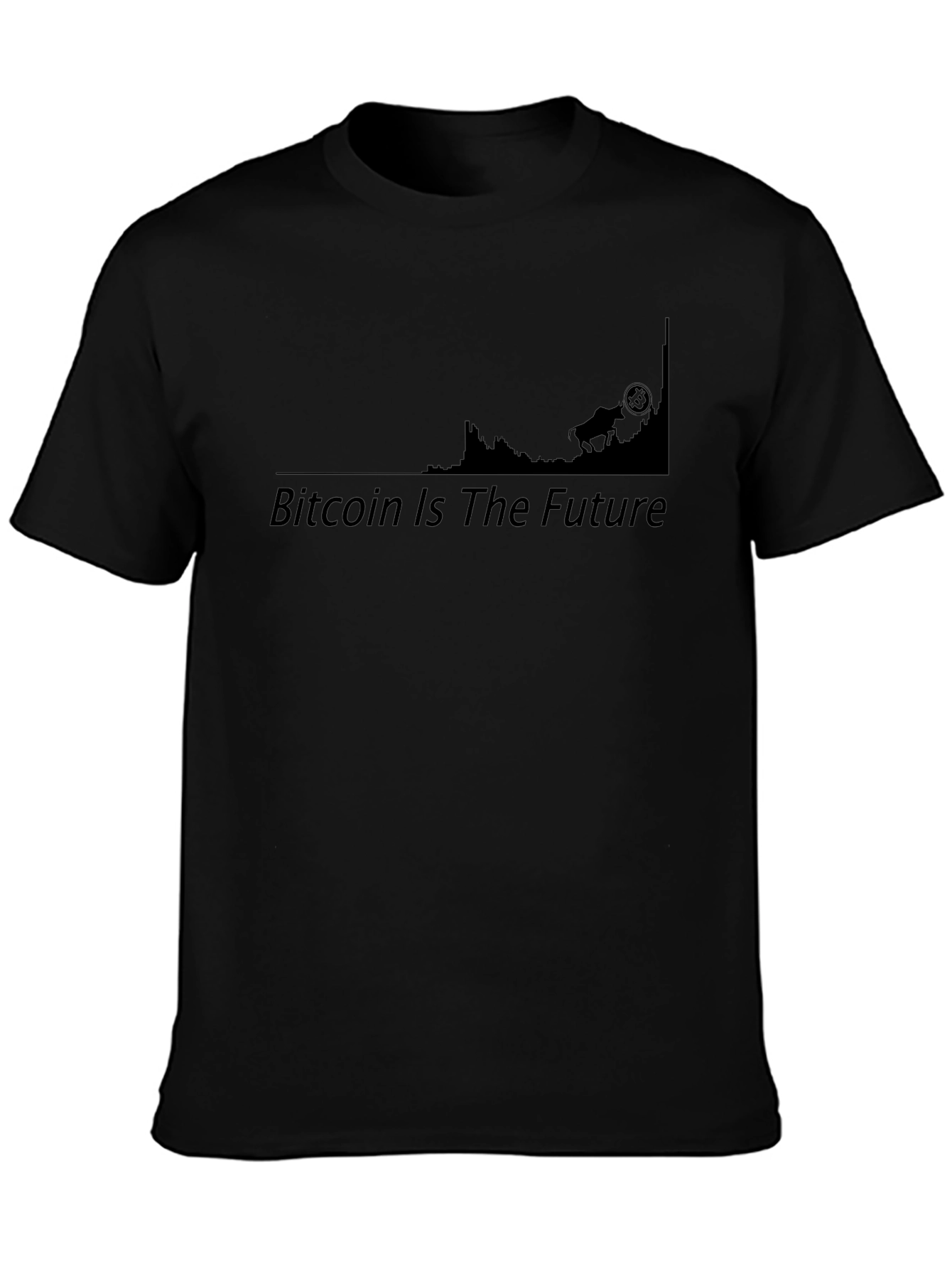 Camiseta Bitcoin Is The Future - Algodón