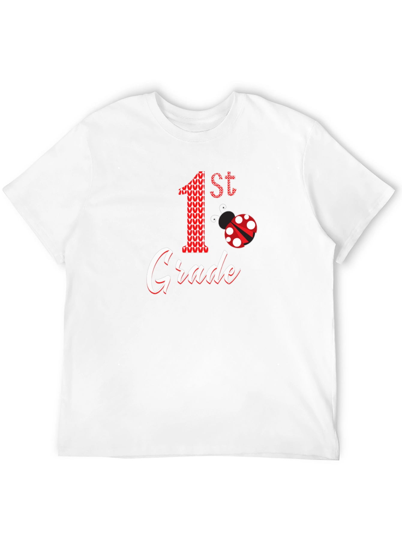 Camiseta Primer Grado con Diseño de Mariquita