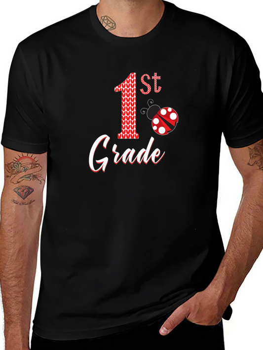 Camiseta Primer Grado con Diseño de Mariquita