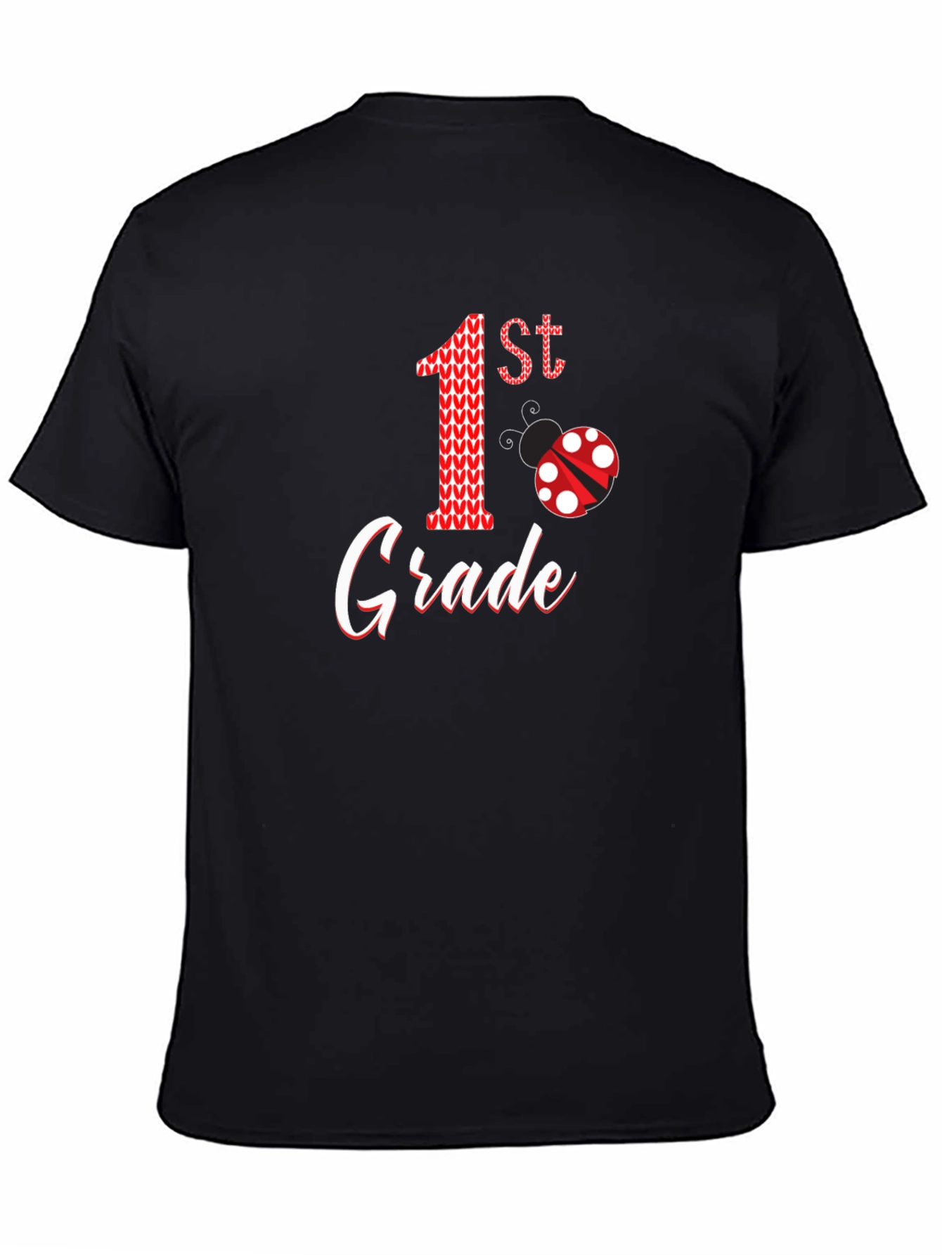 Camiseta Primer Grado con Diseño de Mariquita