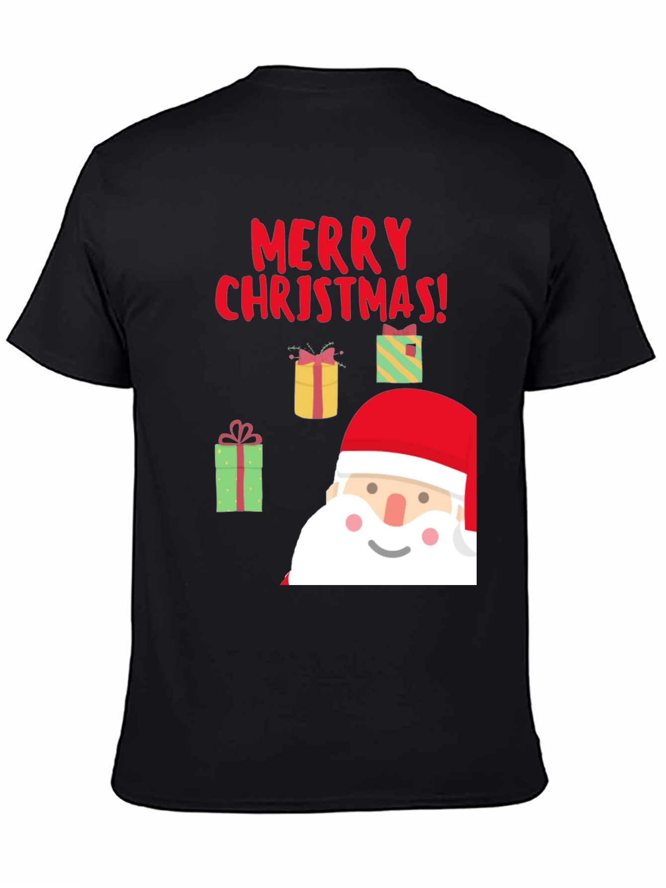 Camiseta Navideña Negra - Feliz Navidad