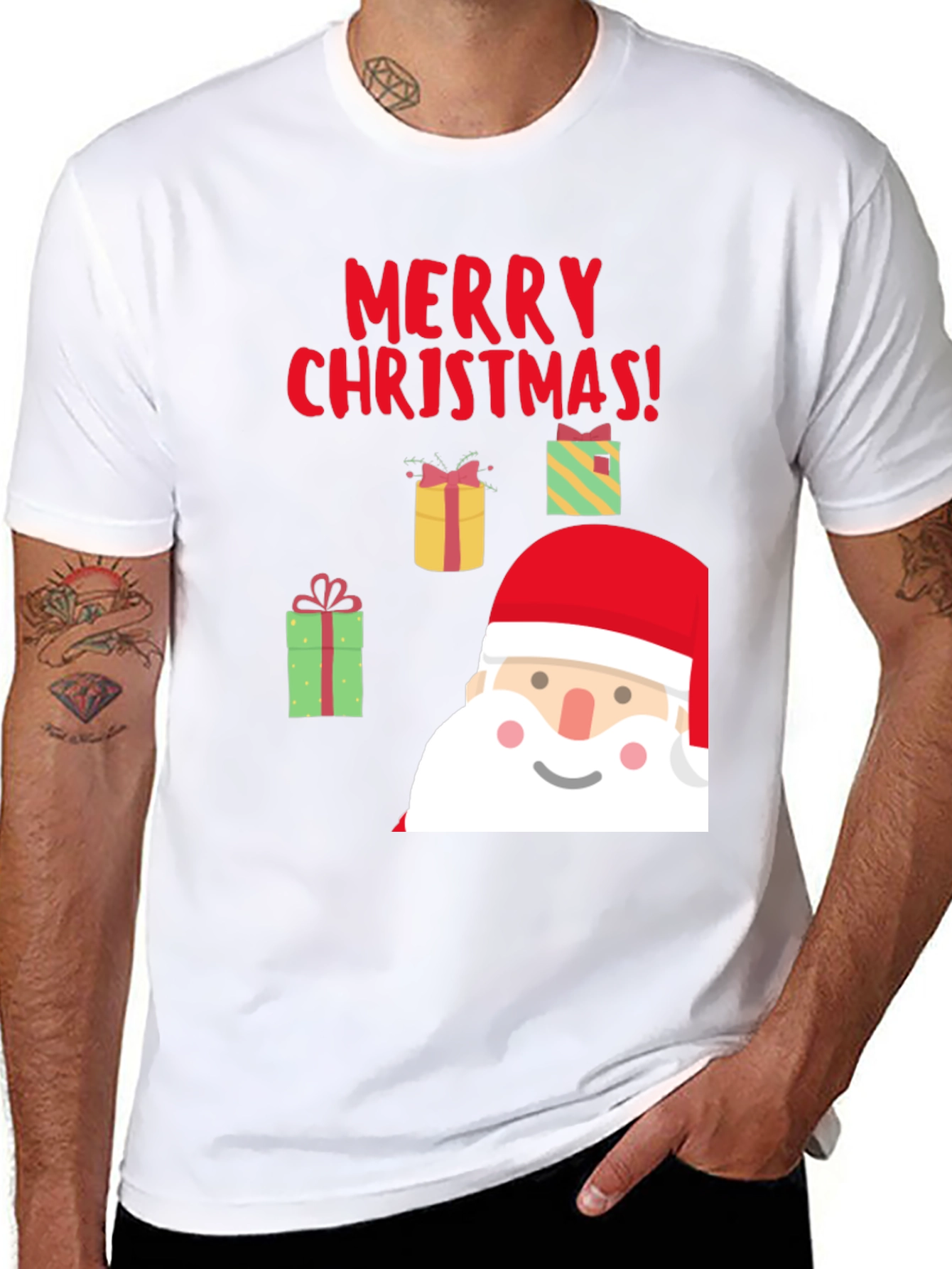 Camiseta Navideña Negra - Feliz Navidad