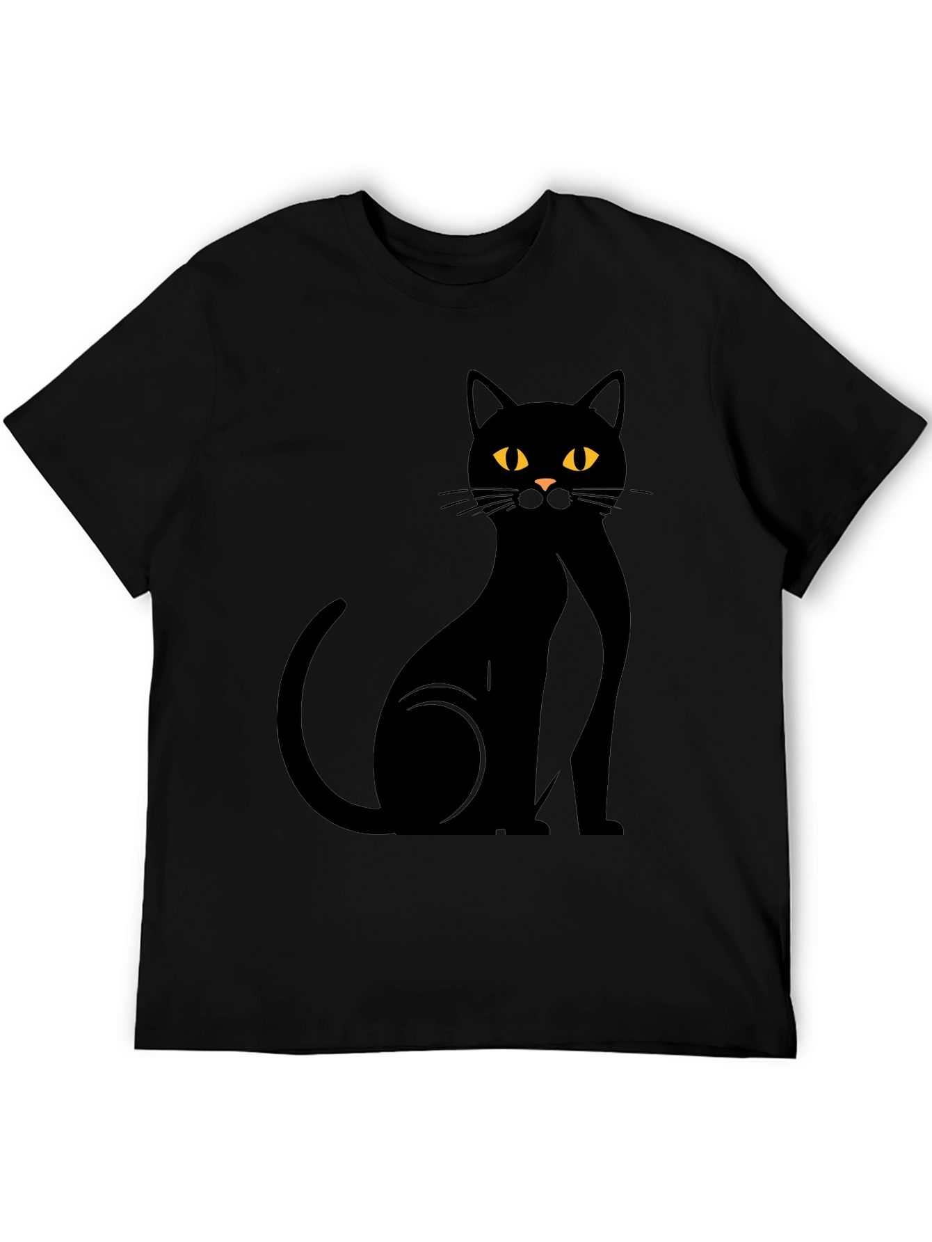 Camiseta Negra Gato