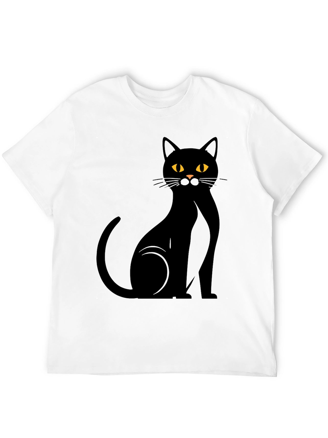 Camiseta Negra Gato