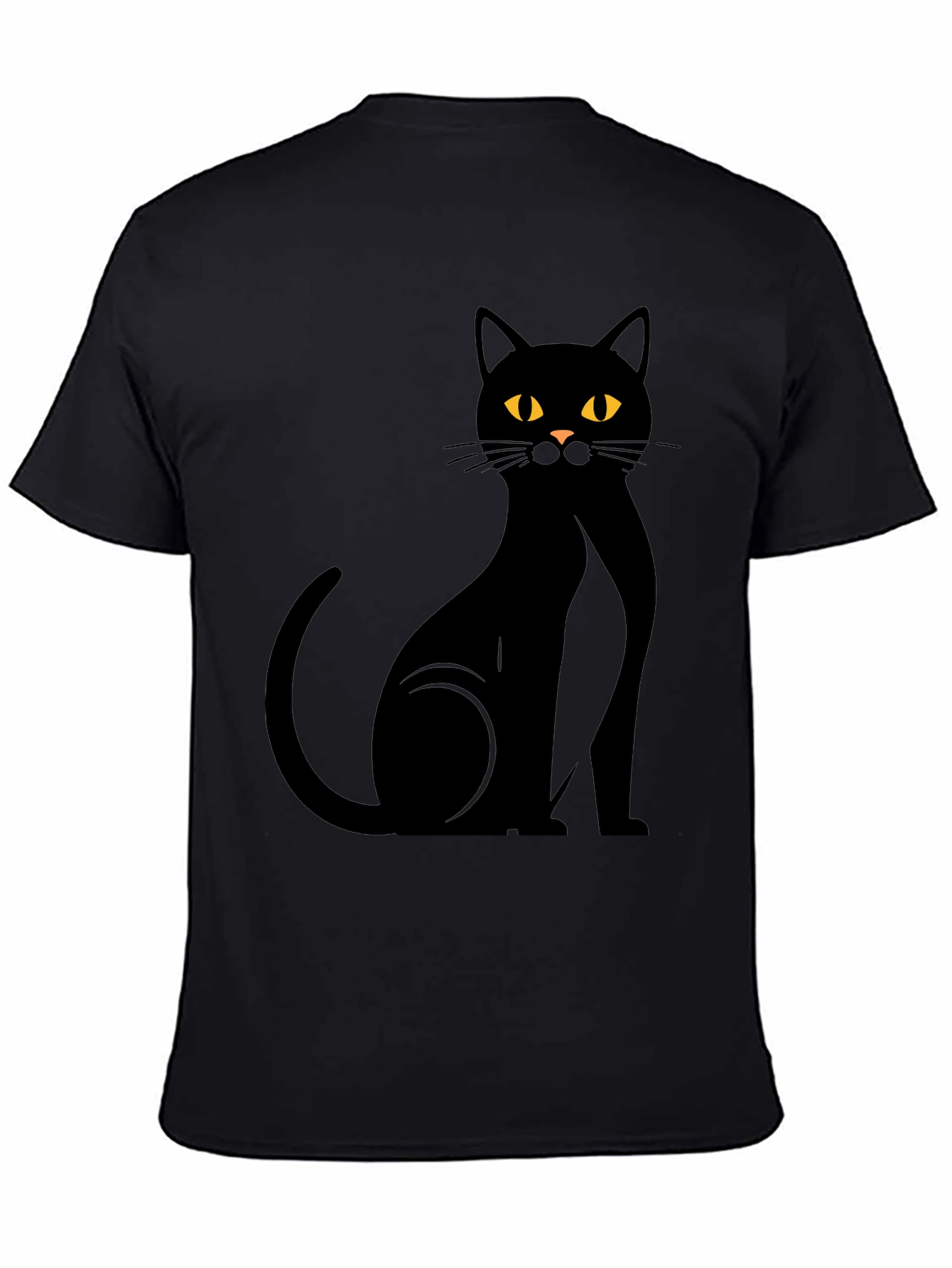 Camiseta Negra Gato