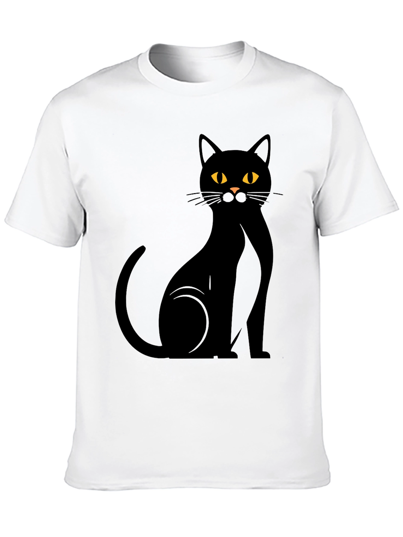 Camiseta Negra Gato