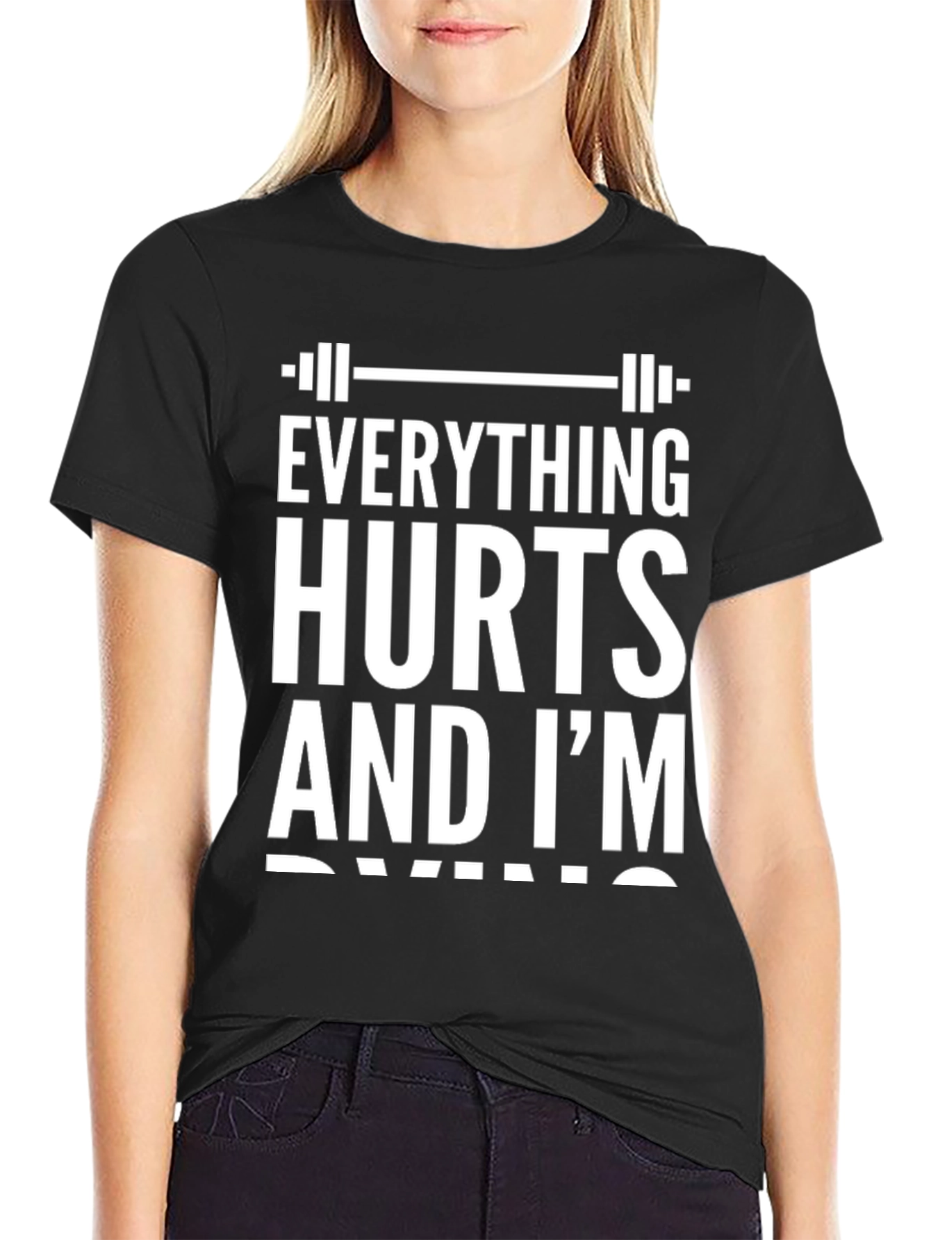 Camiseta Negra: Todo Duele Estoy Muriendo