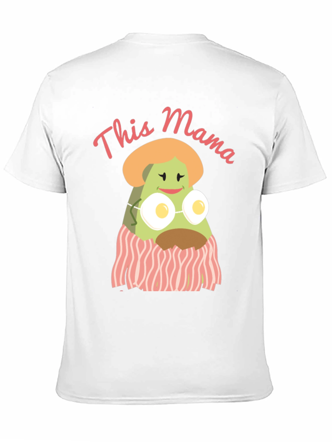 Camiseta Negra Divertida This Mama Avocado