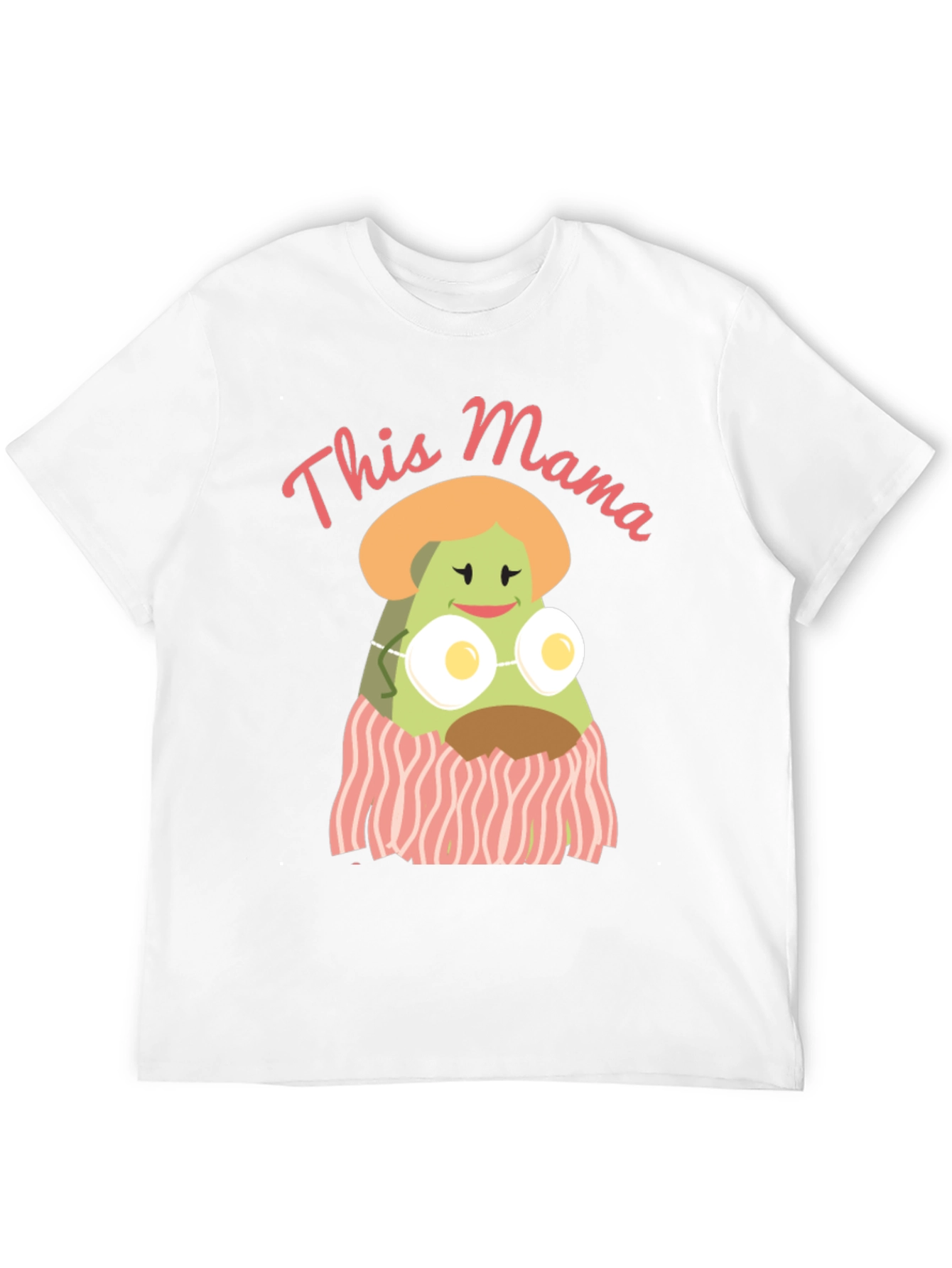 Camiseta Negra Divertida This Mama Avocado