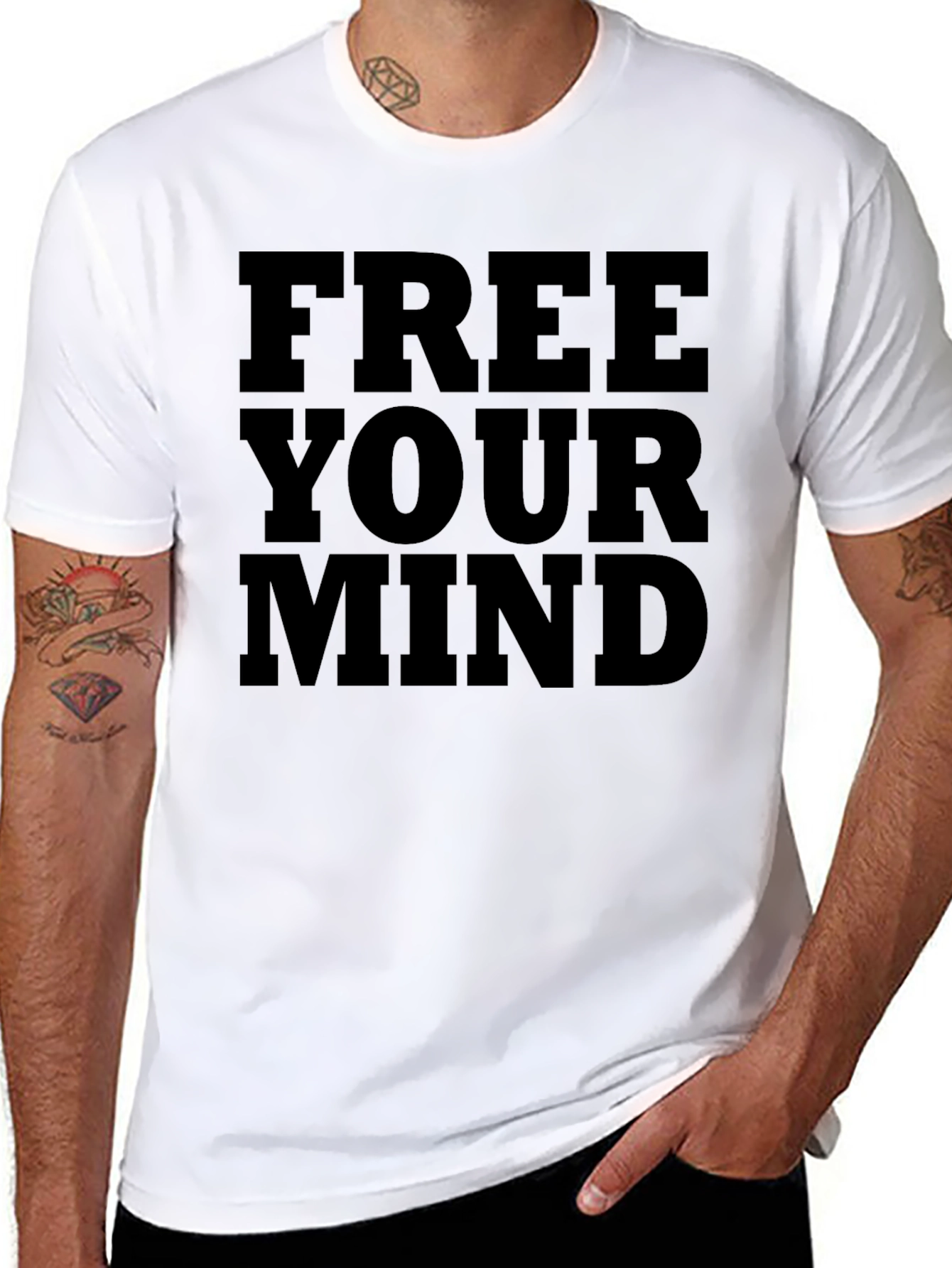 Camiseta Negra: Libera Tu Mente