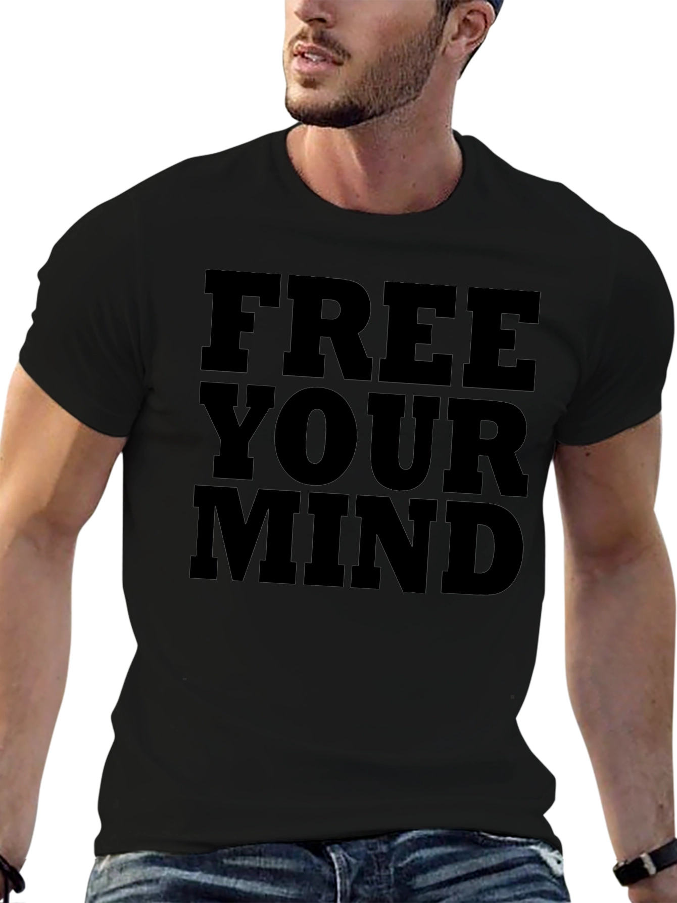 Camiseta Negra: Libera Tu Mente