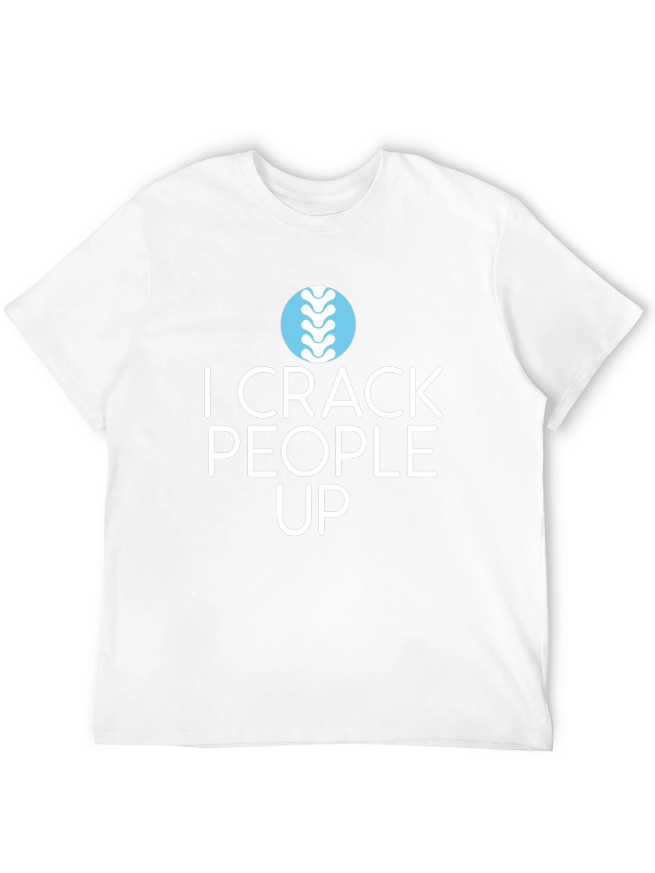 Camiseta Negra: I Crack People Up