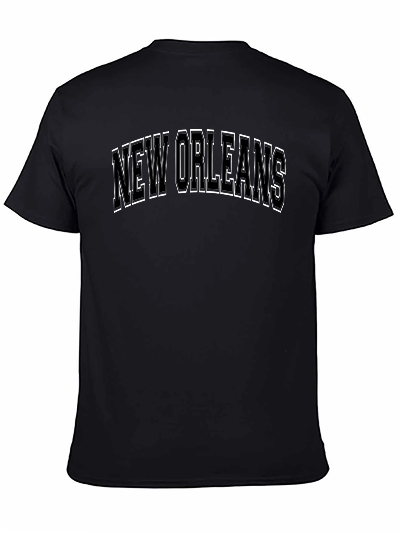 Camiseta Negra New Orleans para Hombre