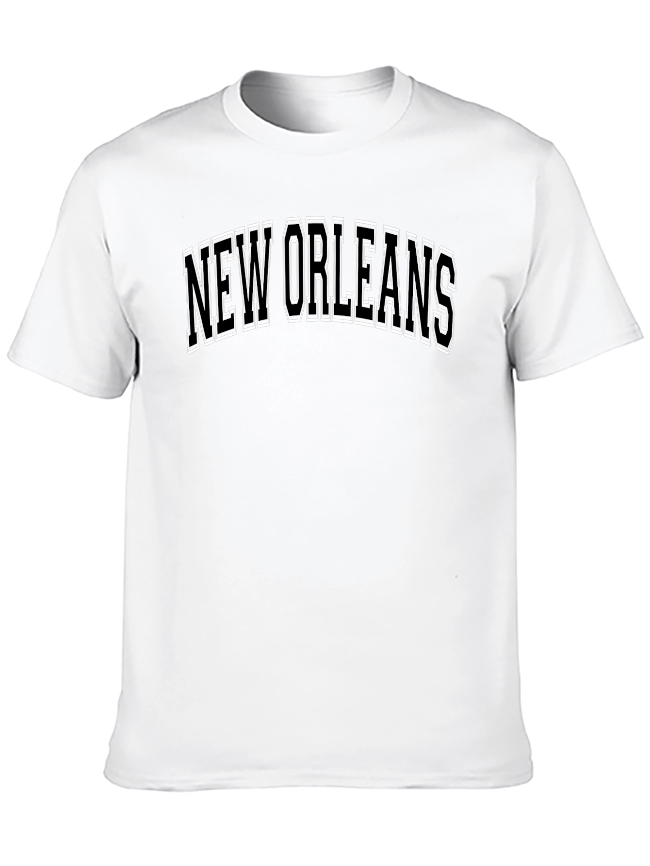 Camiseta Negra New Orleans para Hombre