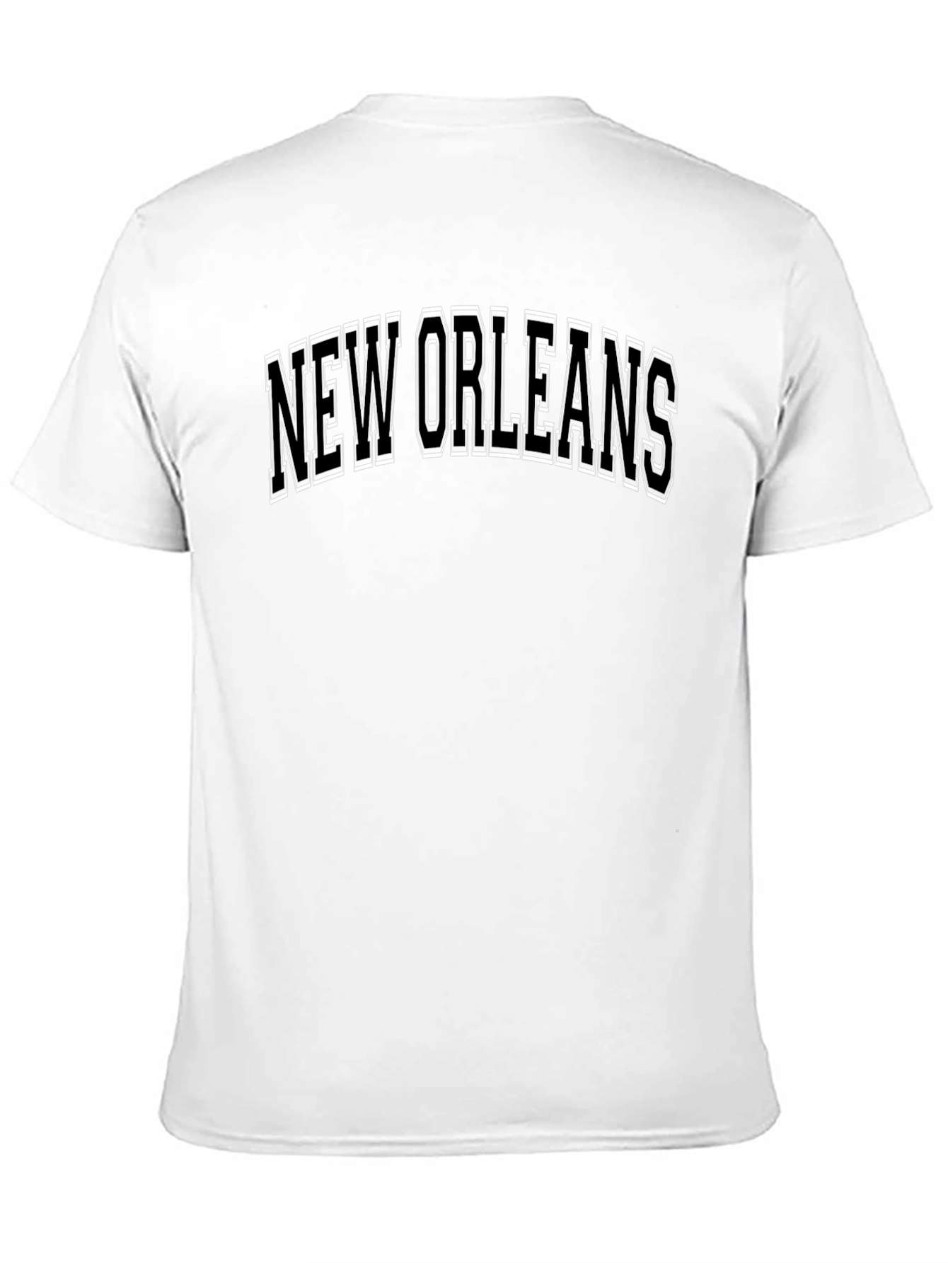 Camiseta Negra New Orleans para Hombre