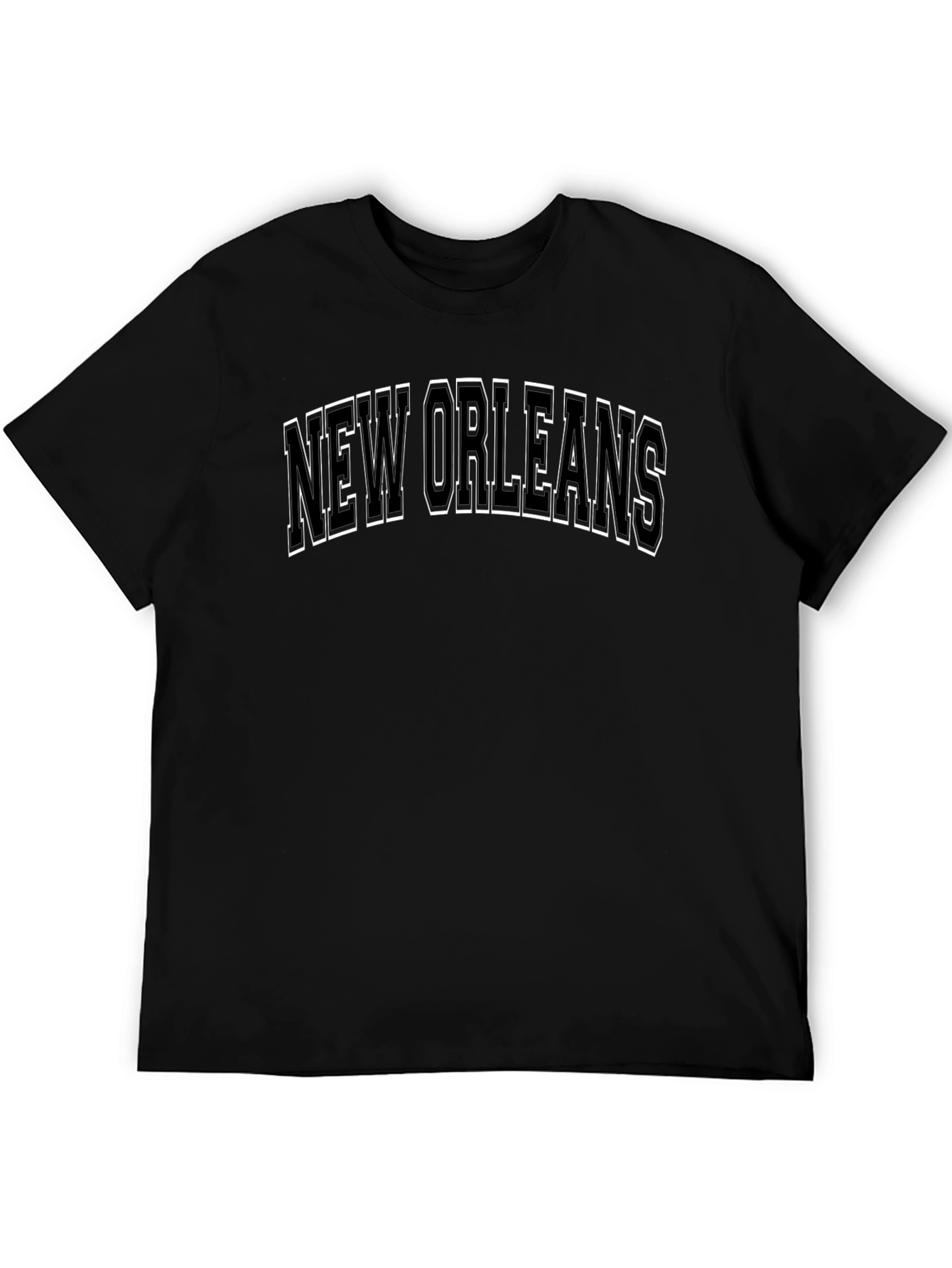 Camiseta Negra New Orleans para Hombre