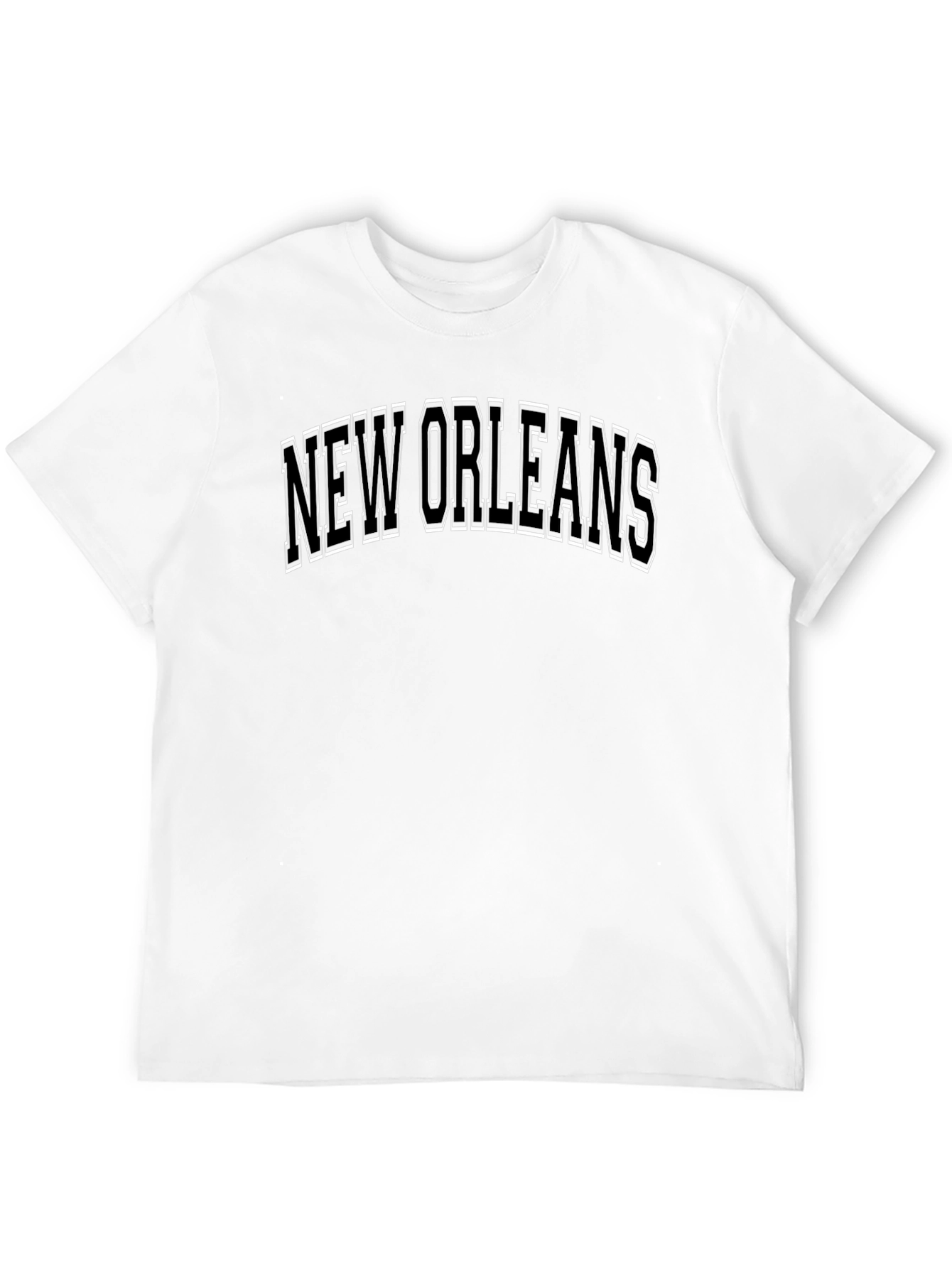 Camiseta Negra New Orleans para Hombre