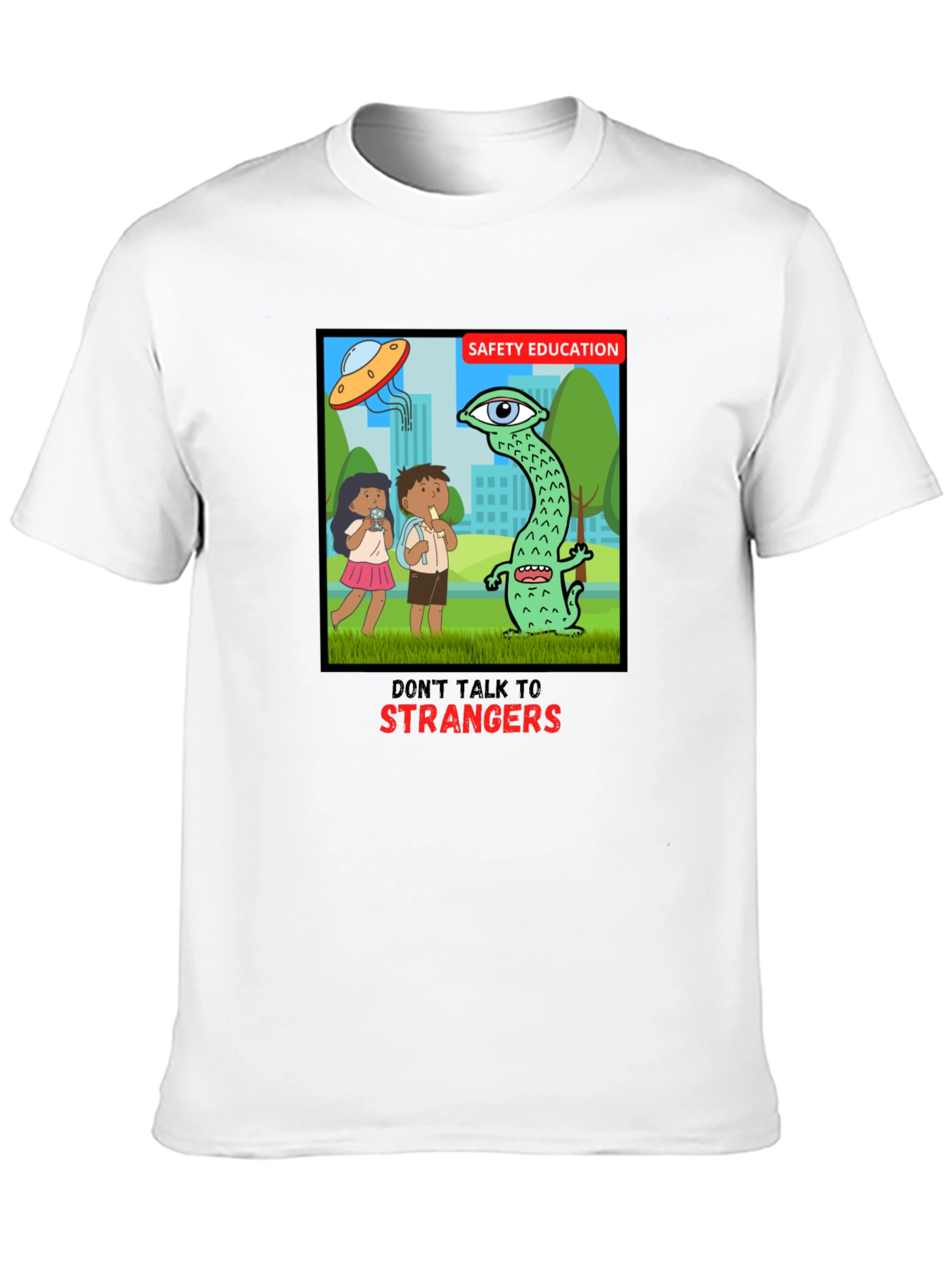 Camiseta Negra: Seguridad para Niños