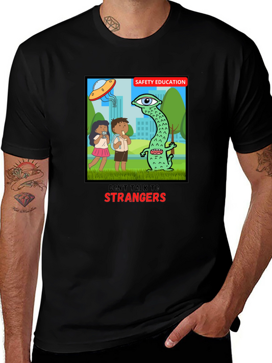 Camiseta Negra: Seguridad para Niños