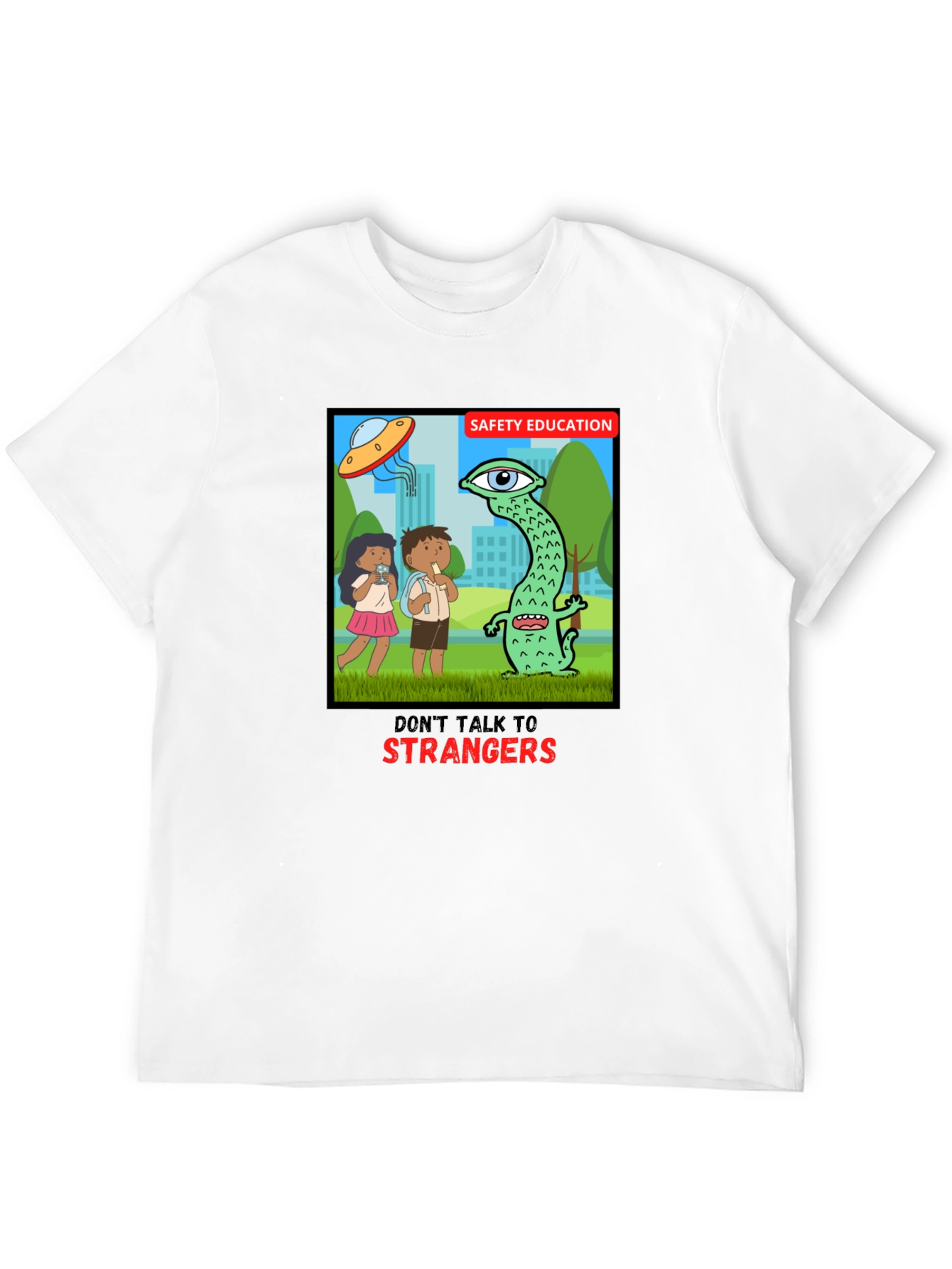 Camiseta Negra: Seguridad para Niños
