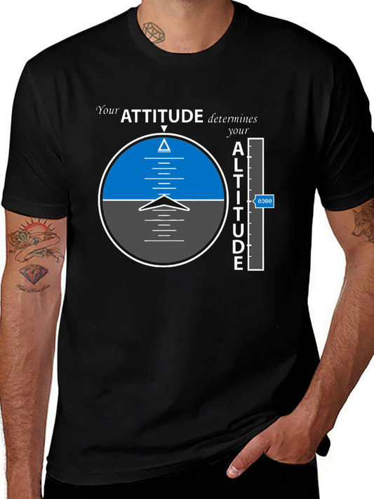 Camiseta Negra: Actitud y Altitud en Vuelo