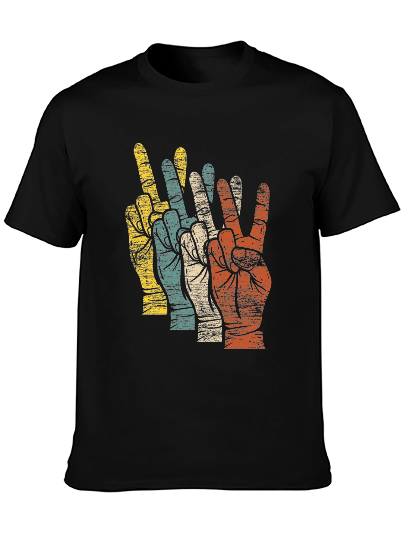 Camiseta Retro Paz y Amor