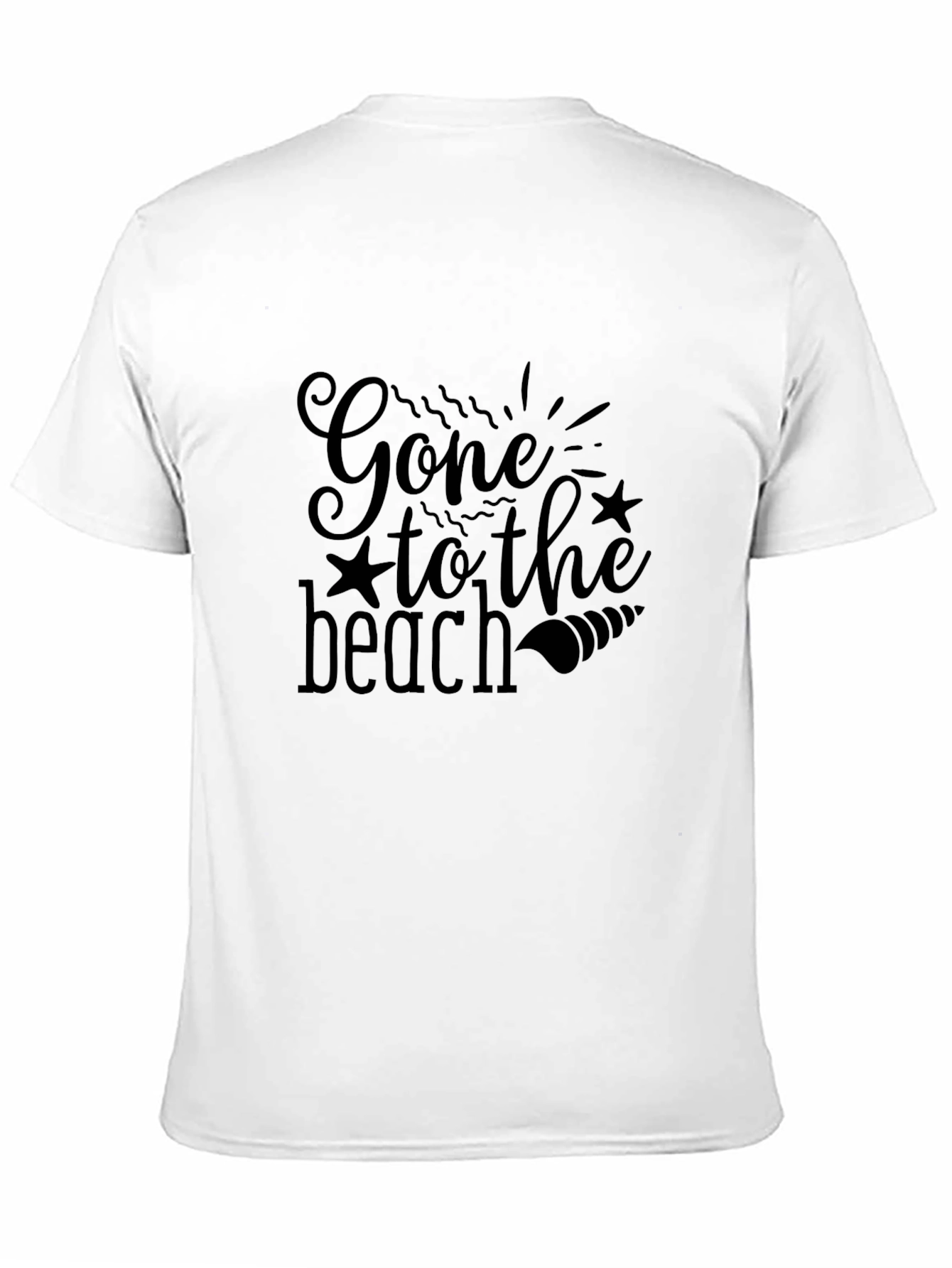 Camiseta Negra Gone to the Beach