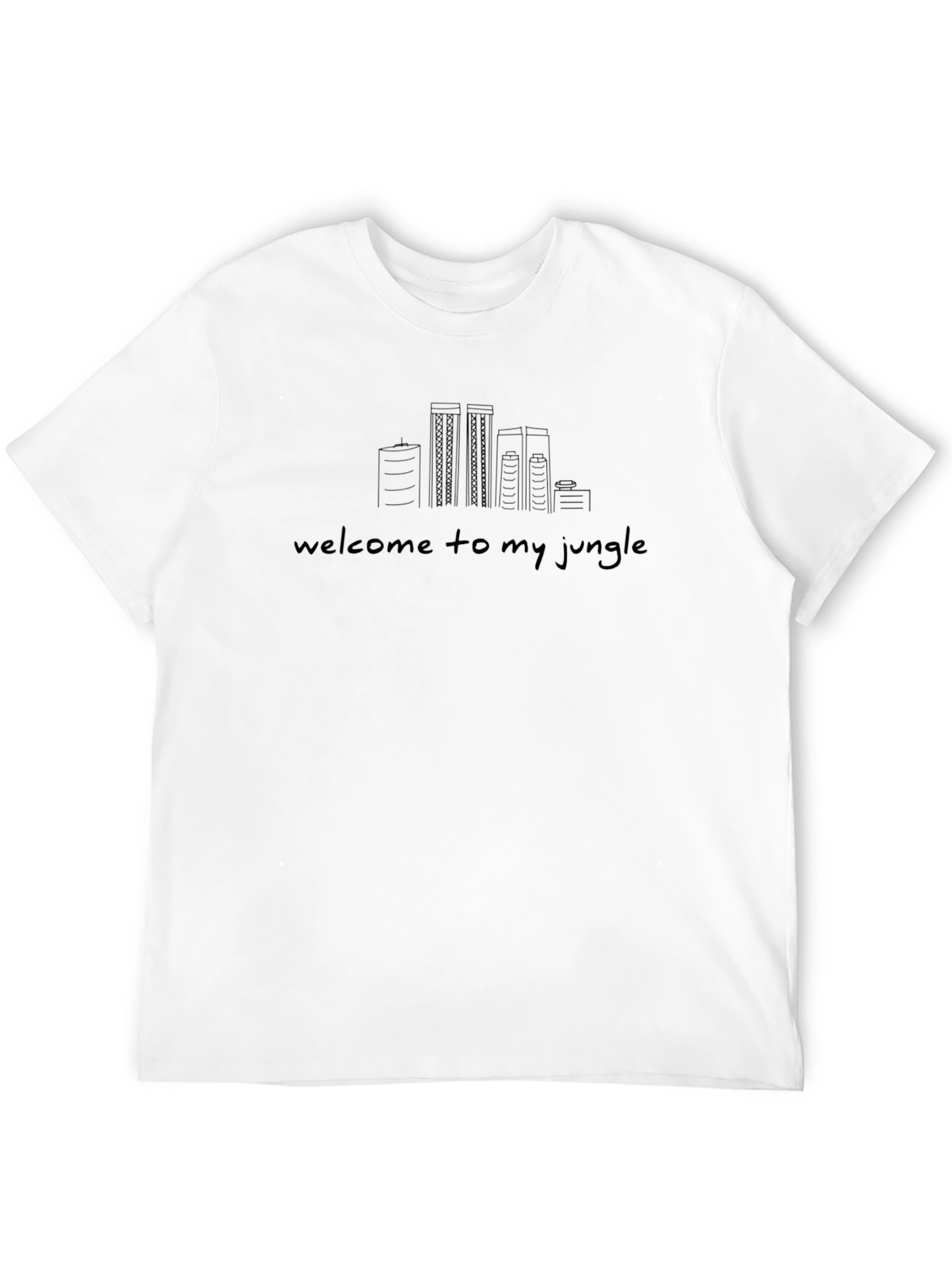 Camiseta Negra: Bienvenido a mi Jungla Urbana
