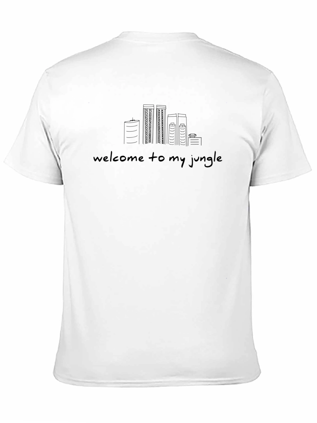 Camiseta Negra: Bienvenido a mi Jungla Urbana
