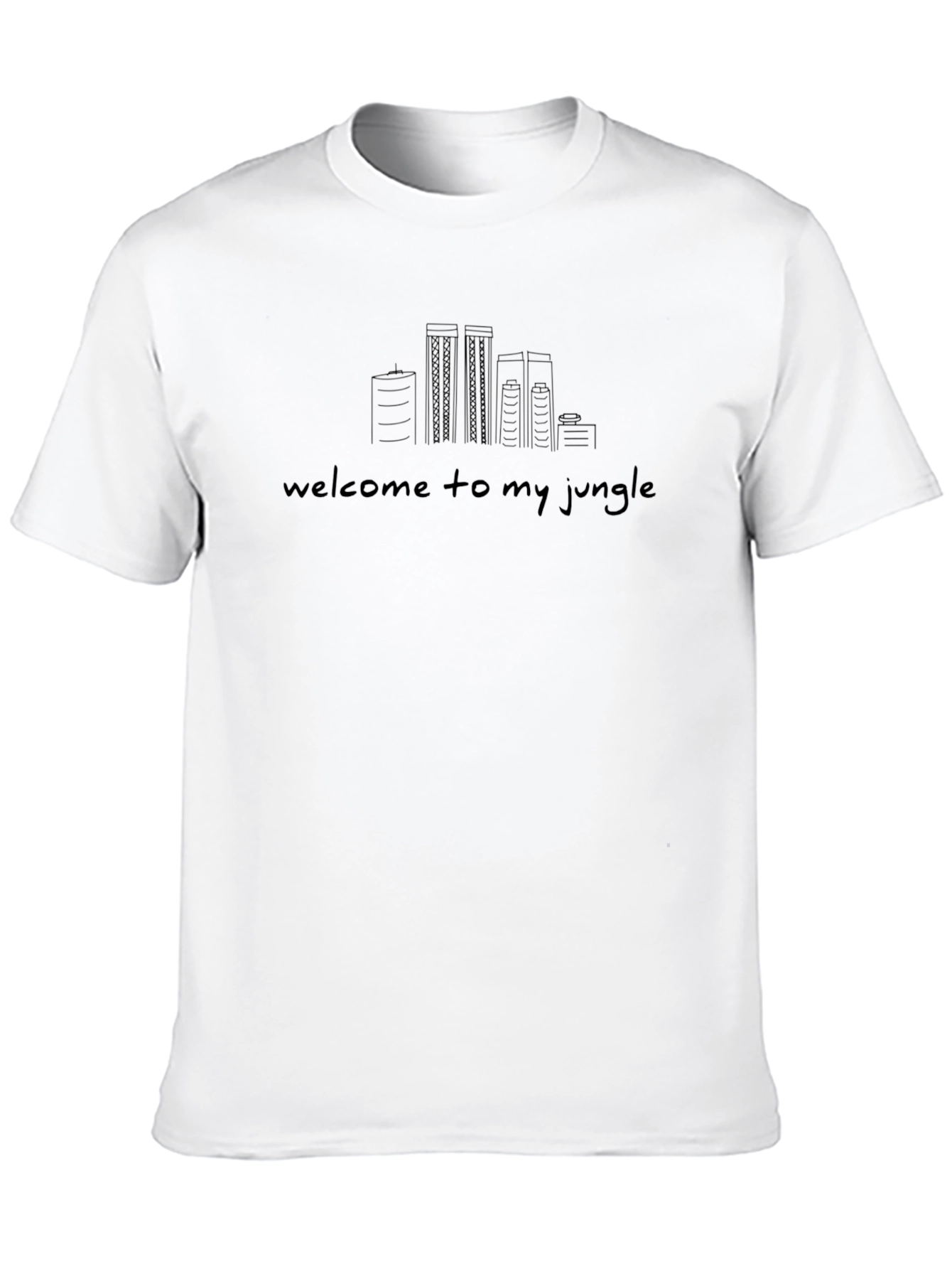 Camiseta Negra: Bienvenido a mi Jungla Urbana