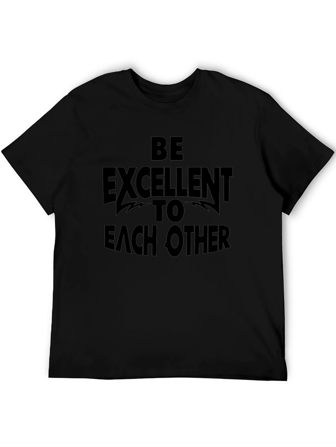 Camiseta Negra: Sé Excelente El Uno Con El Otro