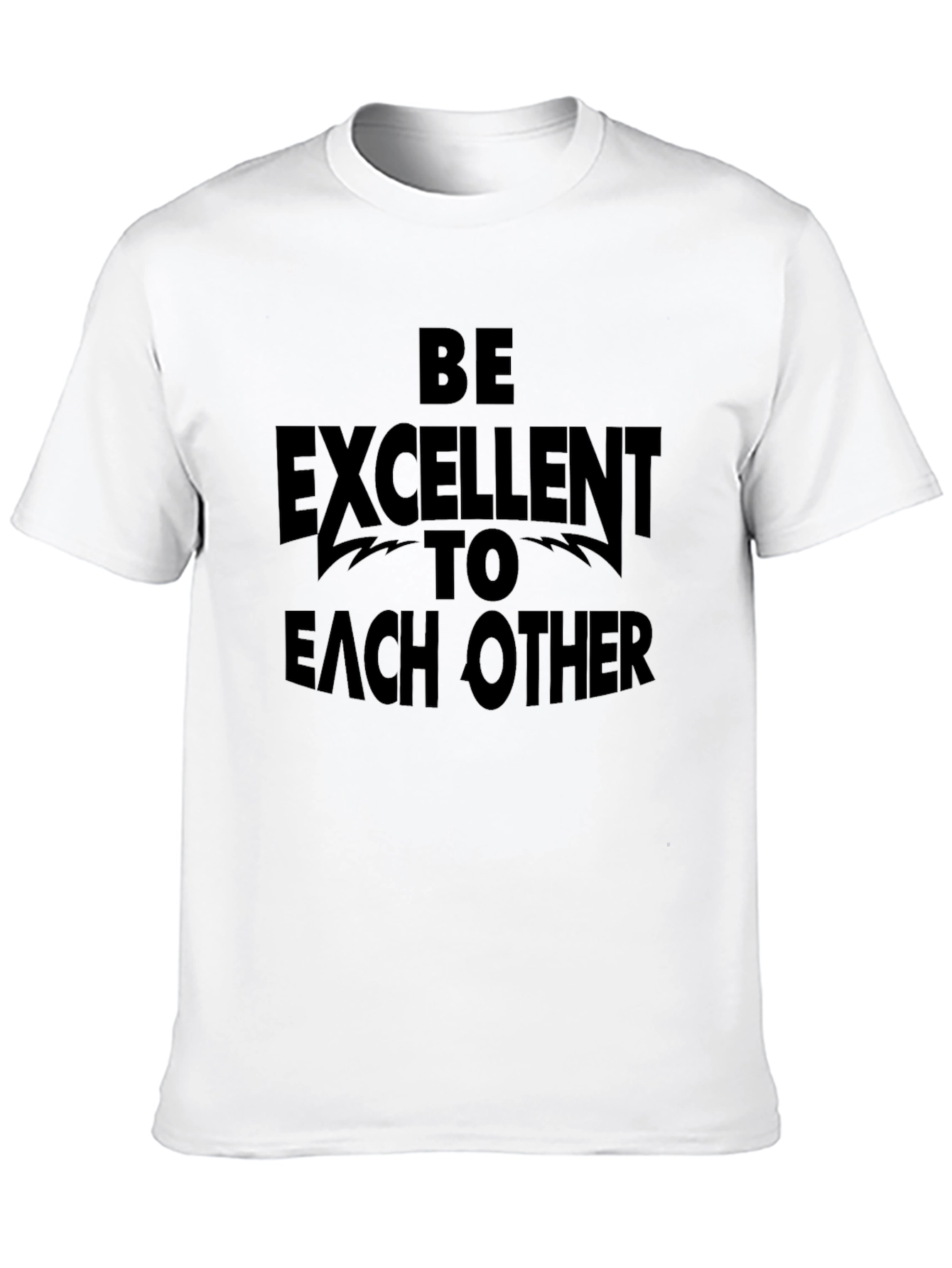 Camiseta Negra: Sé Excelente El Uno Con El Otro