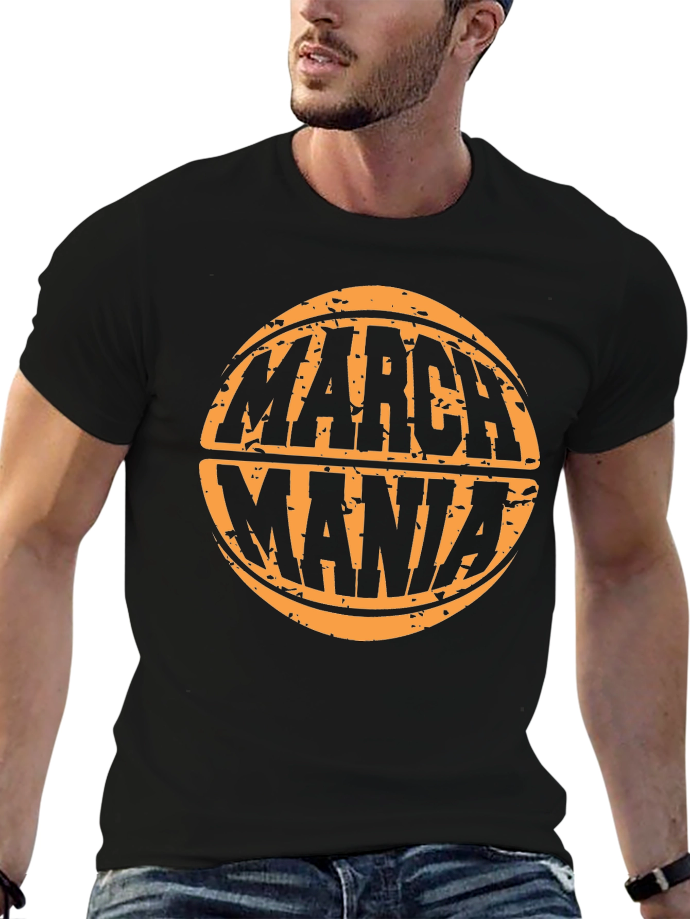 Camiseta Negra March Mania Baloncesto