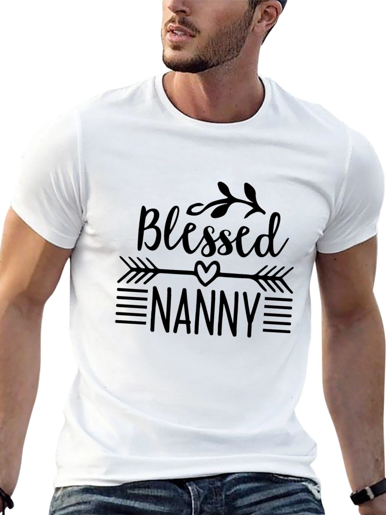 Camiseta Negra Blessed Nanny