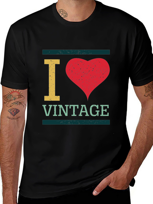 Camiseta Hombre Negra Amo Vintage